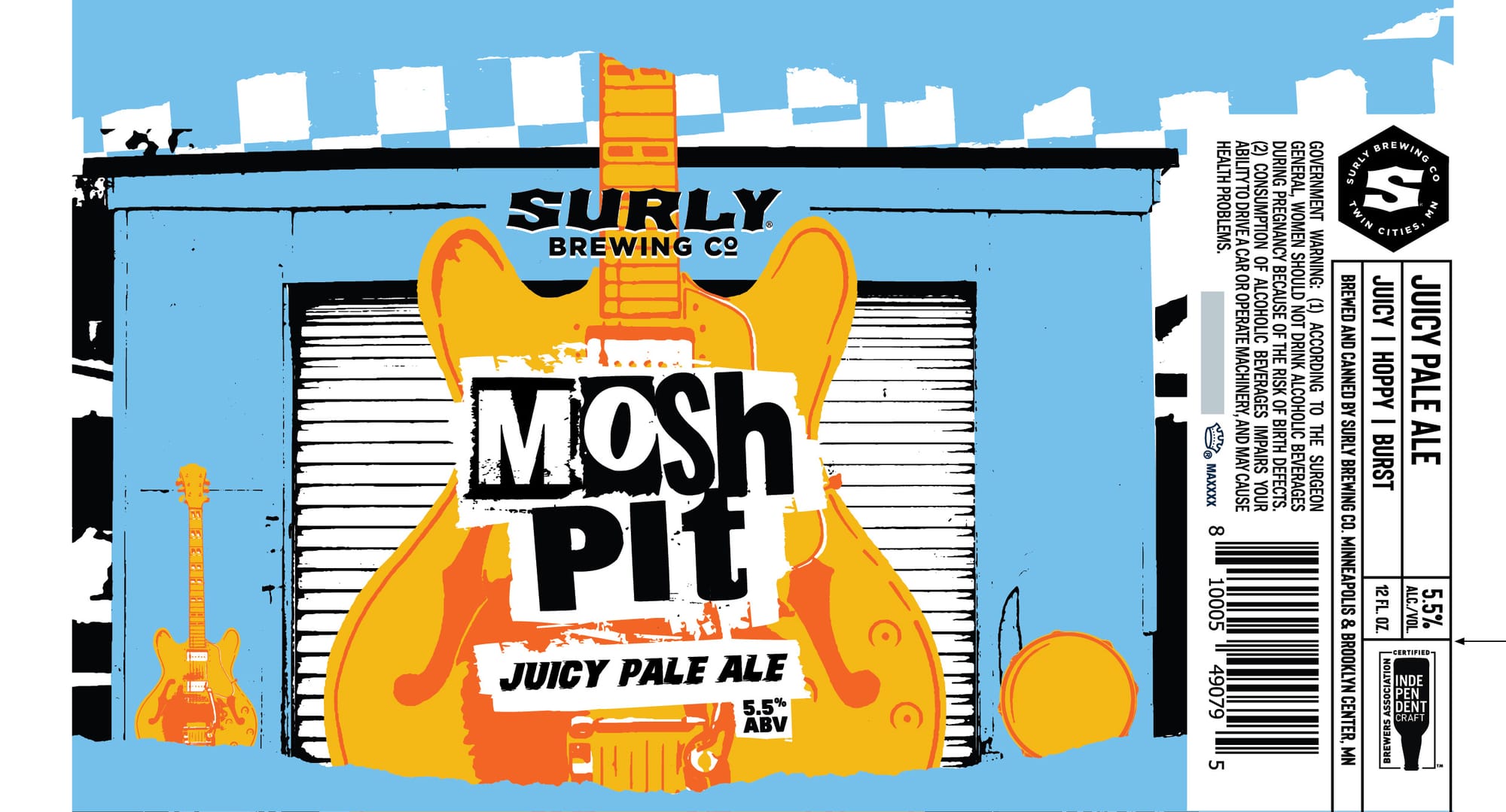 Mosh Pit by Surly Brewing Co. - beer label