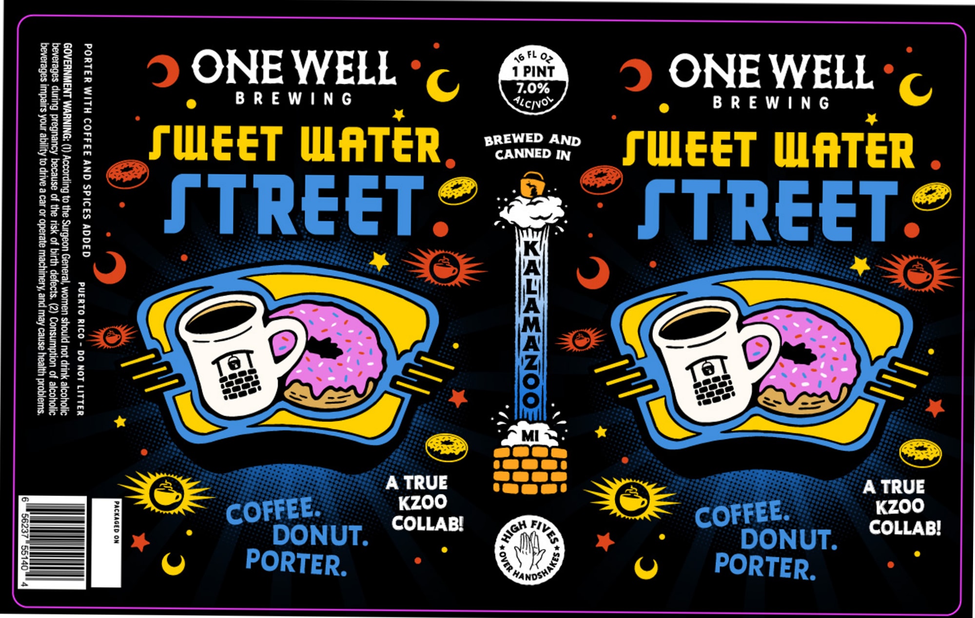Sweet Street by One Well Brewing - beer label