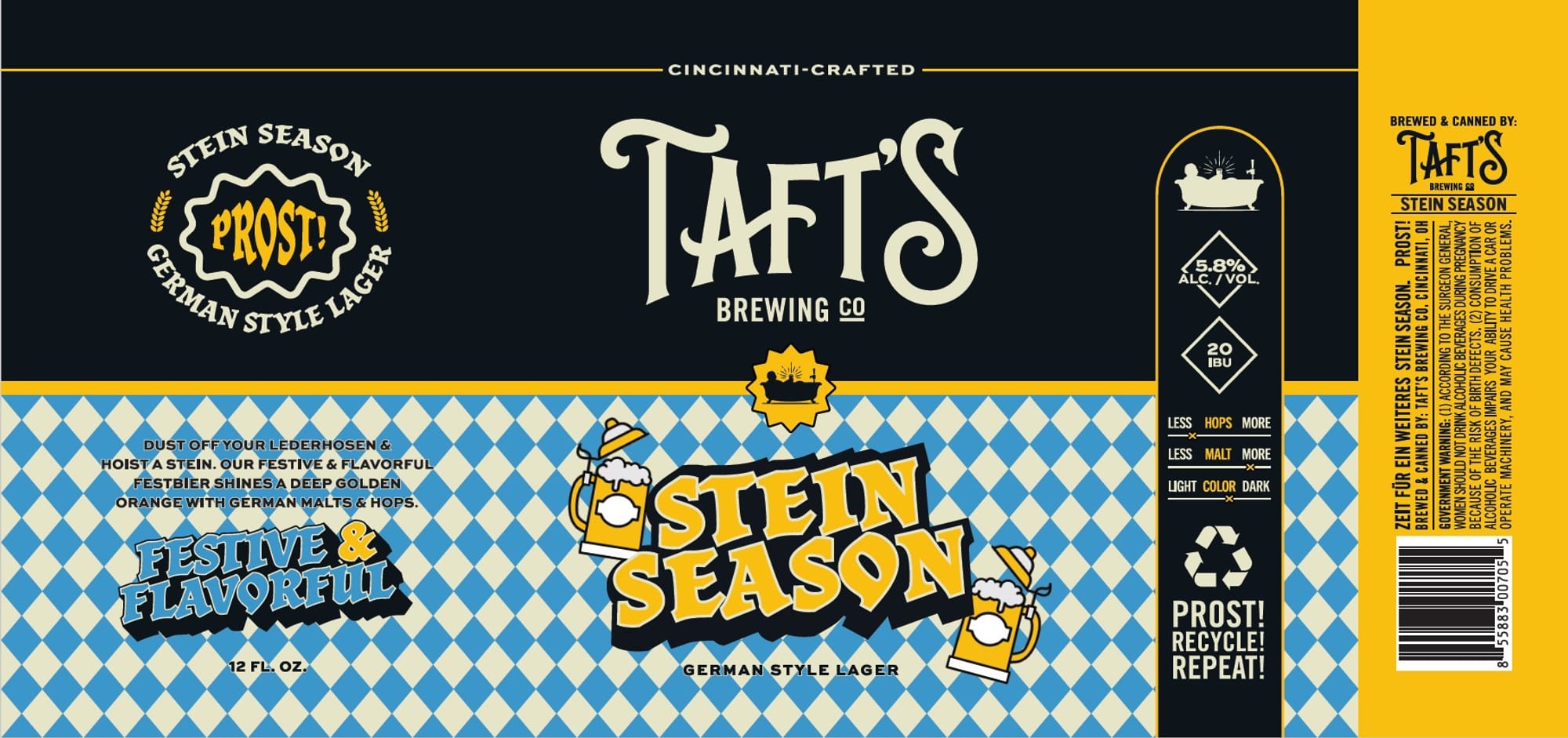 Stein Season by Taft's Brewing Co - beer label