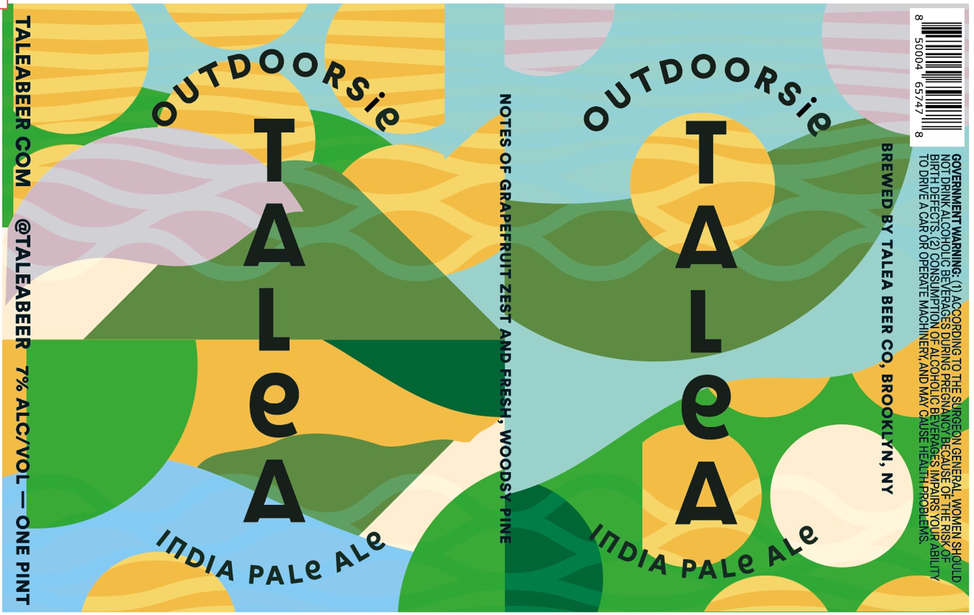 Talea India Pale Ale by Talea Beer Co. - beer label
