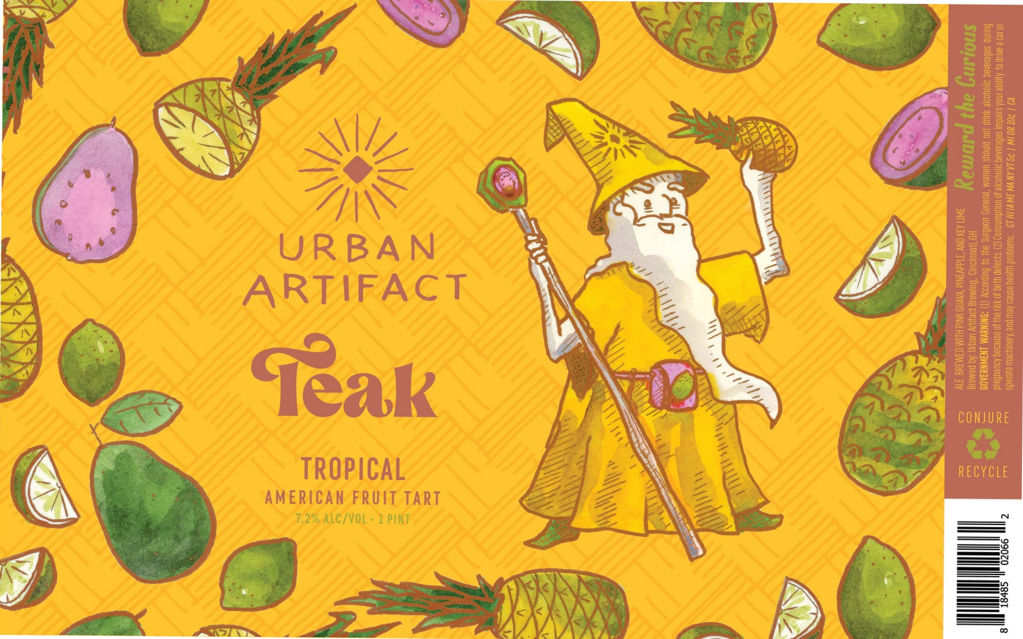 Teak by Urban Artifact - beer label