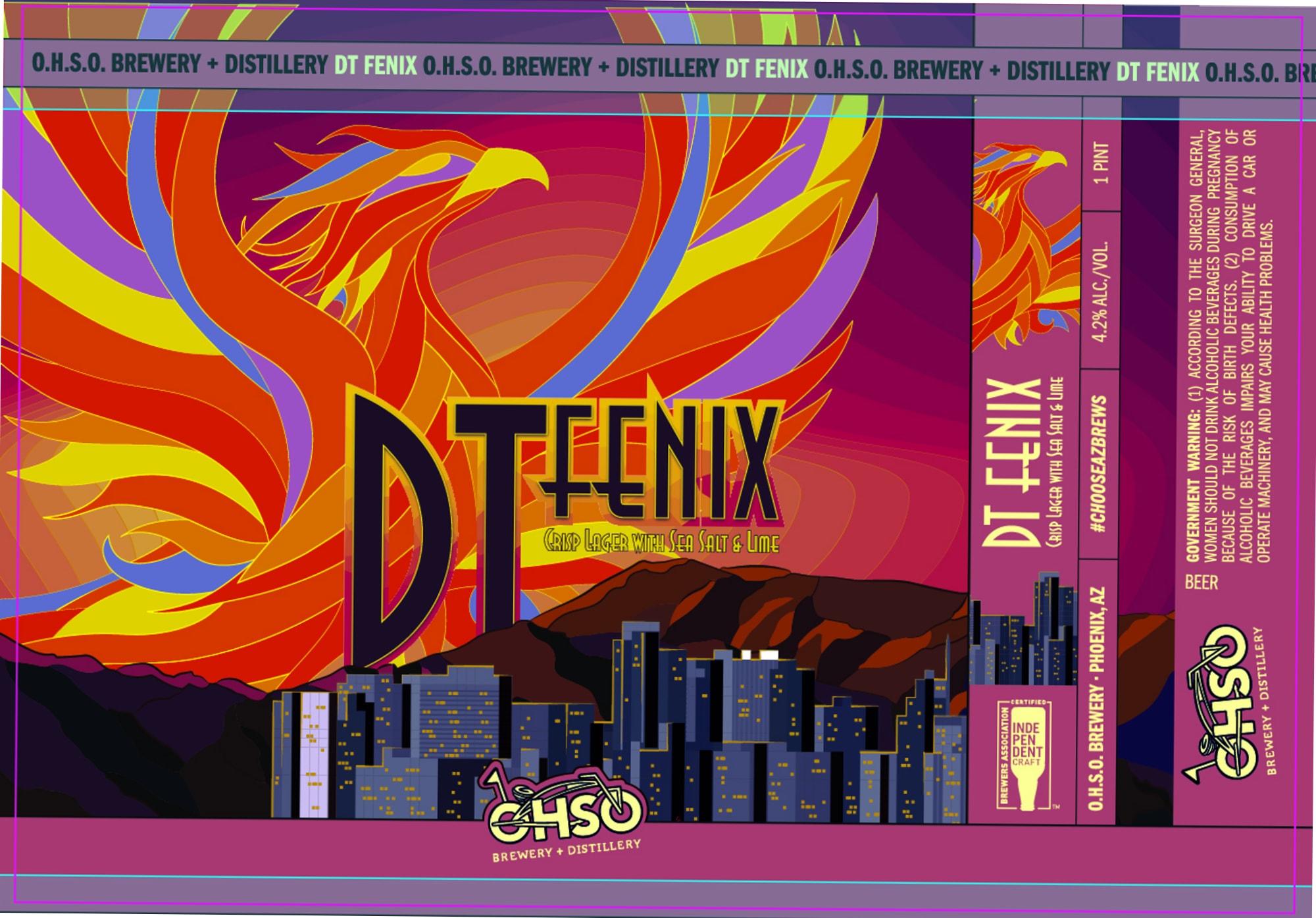 Teenix by Chooseaze Brews - beer label