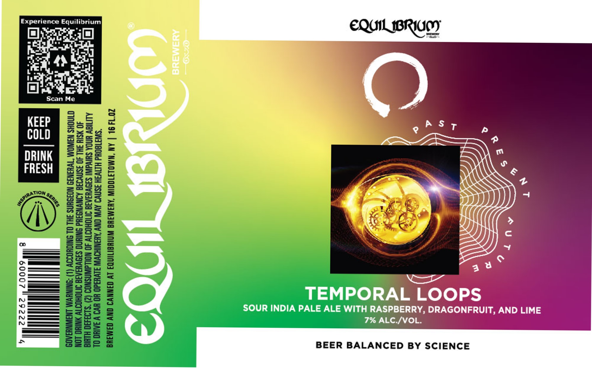 Temporal Loops by Equilibrium Brewery - beer label