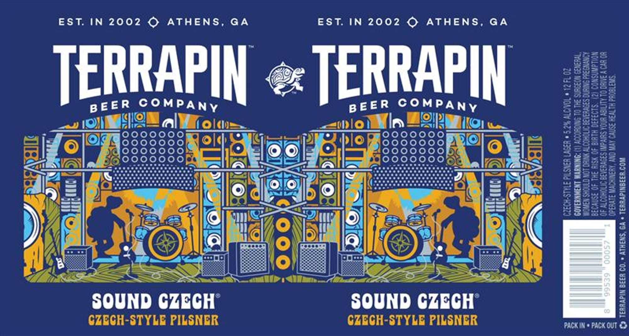 Sound Czech by Terrrapin Beer Company - beer label