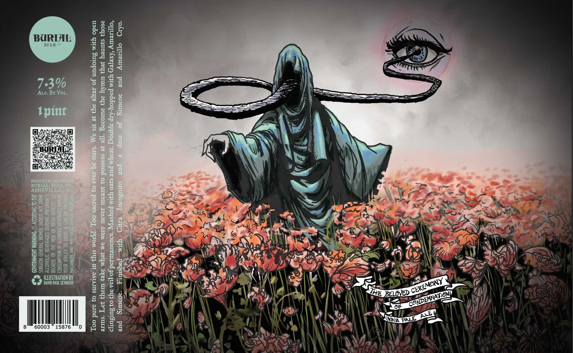 The Beloved Ceremony by Burial Beer Co. - beer label