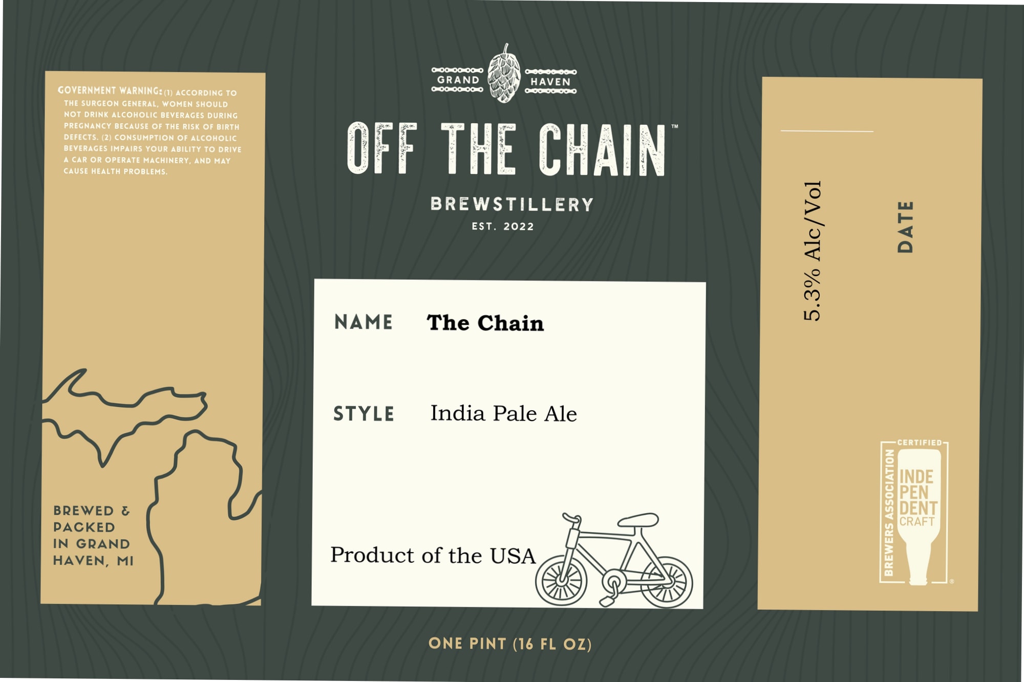The Chain by Haven Brewstillery - beer label