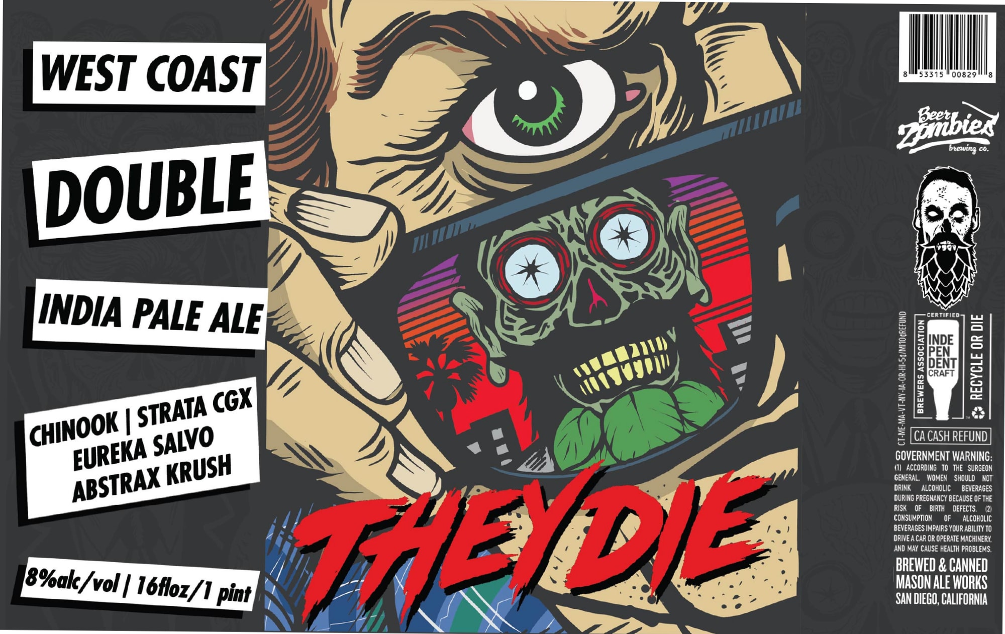 The Die by Bear Republic Brewing Co. - beer label
