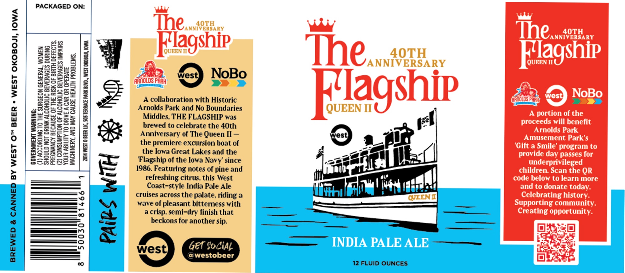 THE FLAGSHIP - beer label
