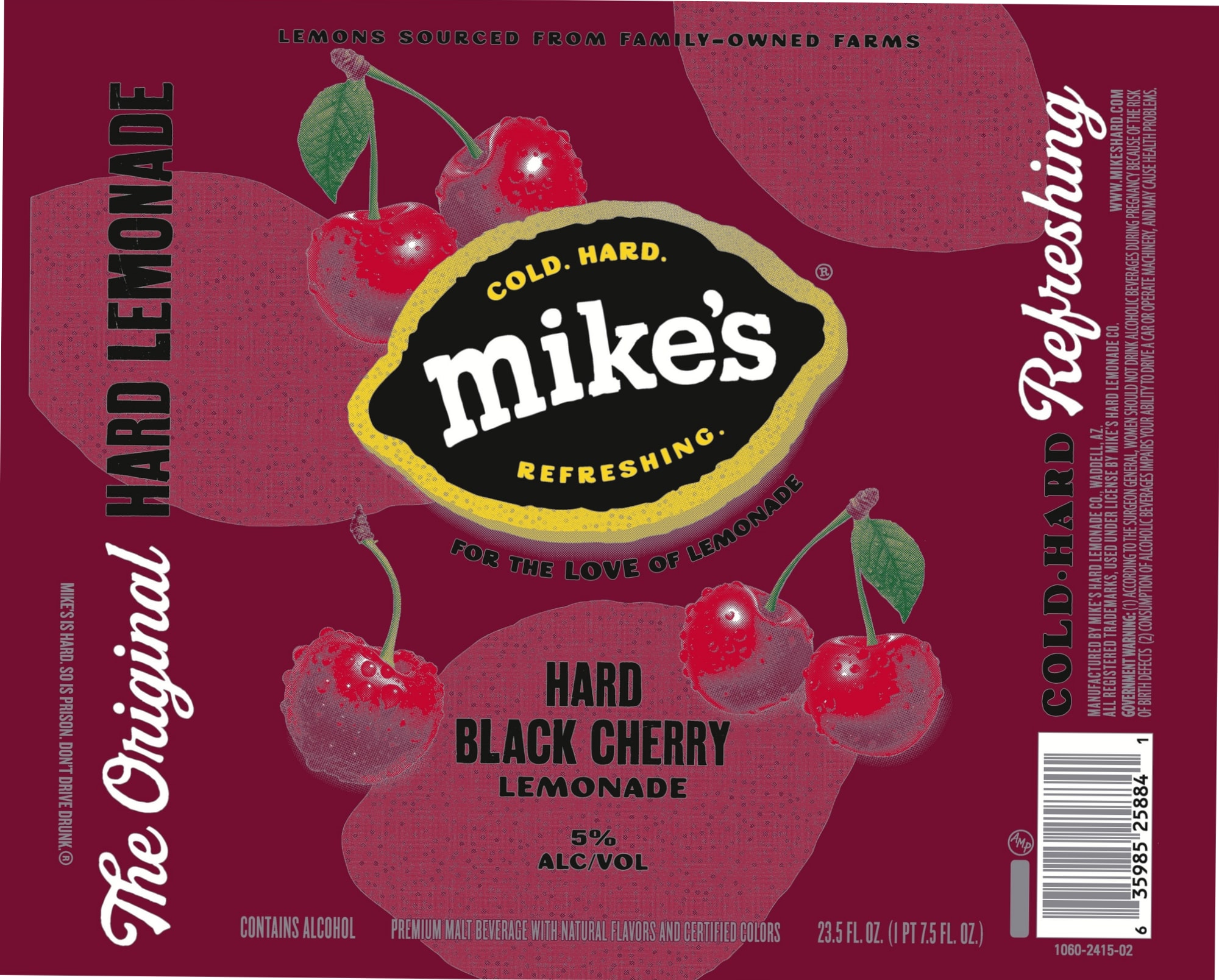 The Original Black Cherry Lemonade by Mike’s Hard Lemonade Co. - beer label