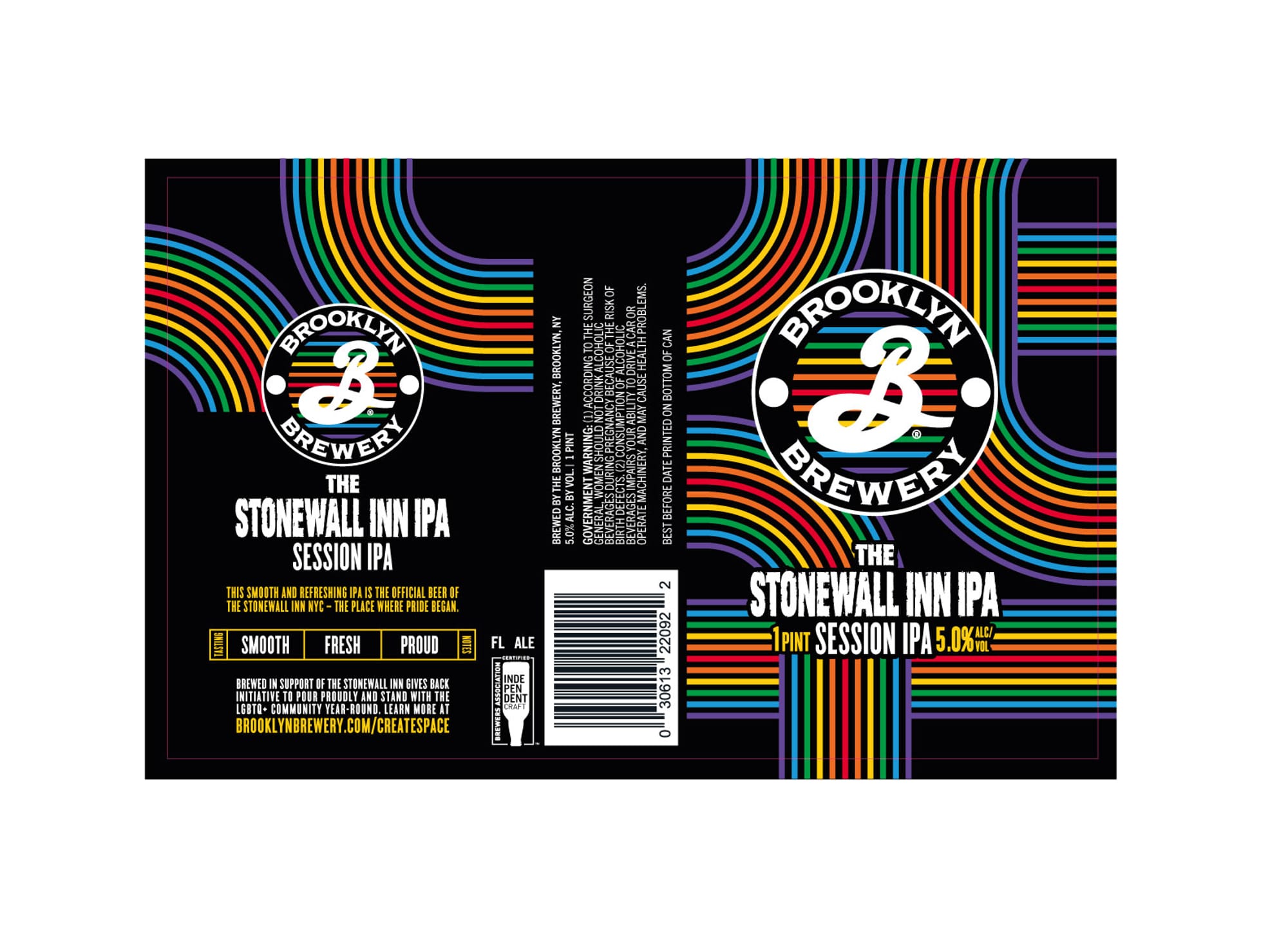 The Stonewall Inn IPA Session IPA by Brooklyn Brewery - beer label