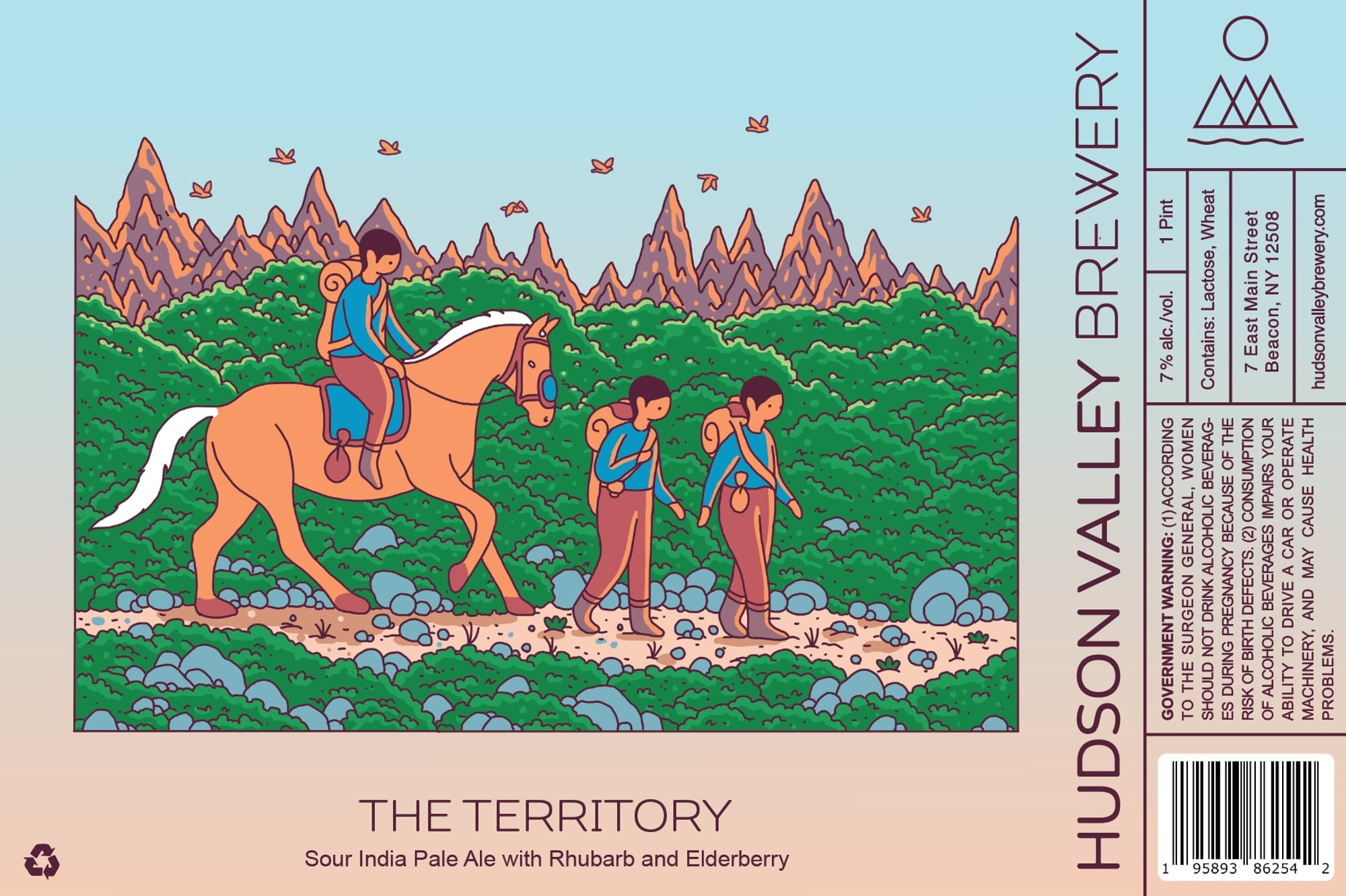 The Territory by Hudson Valley Brewery - beer label