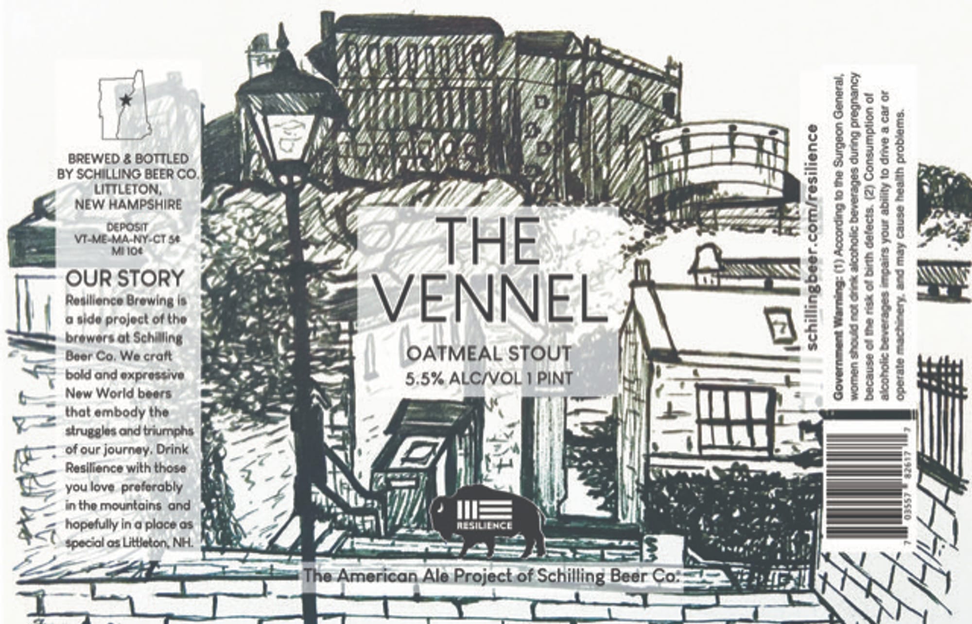 The Vennen by Schilling Beer Co. - beer label