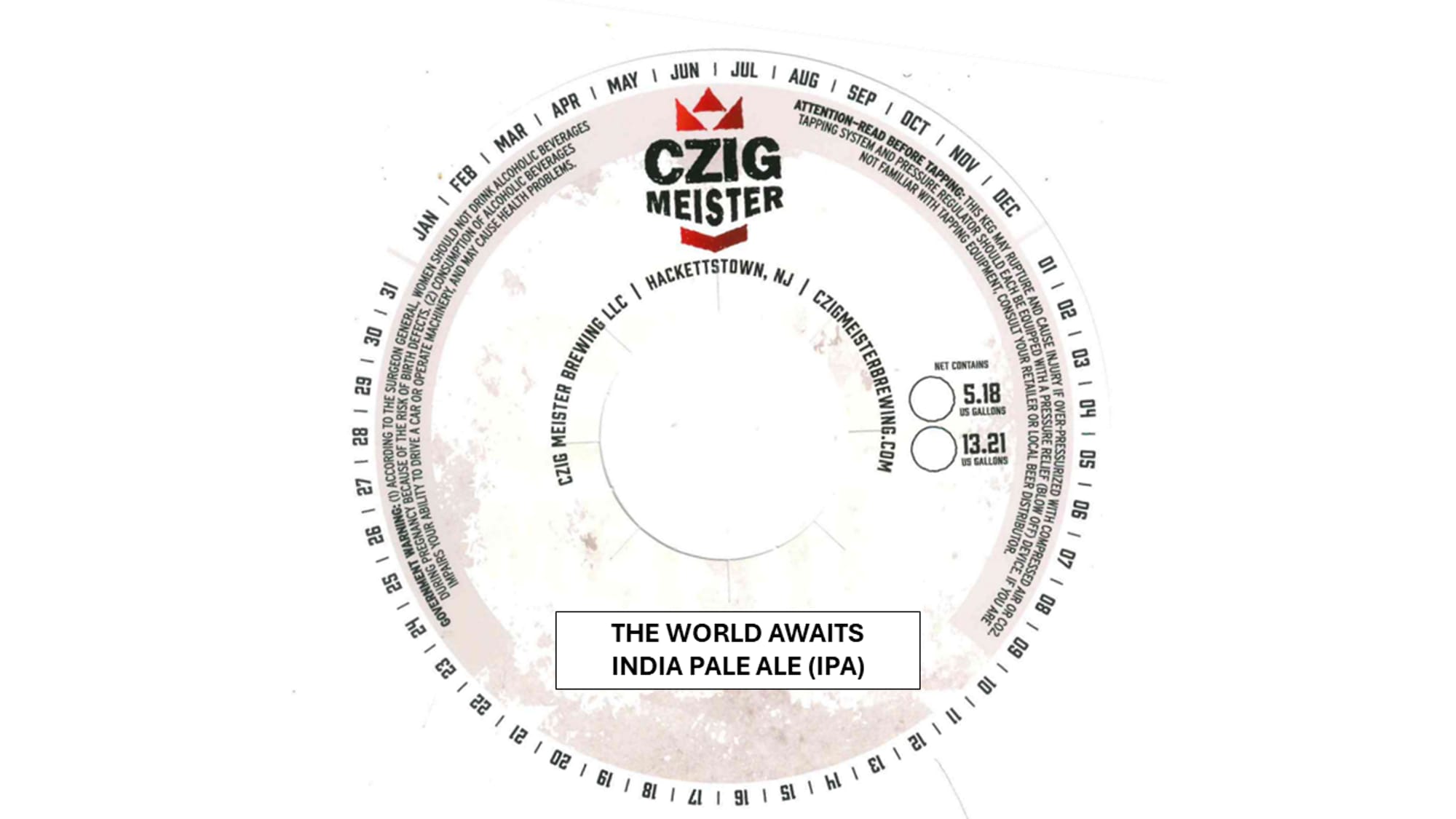 The World Awaits by Czig Meister Brewing - beer label