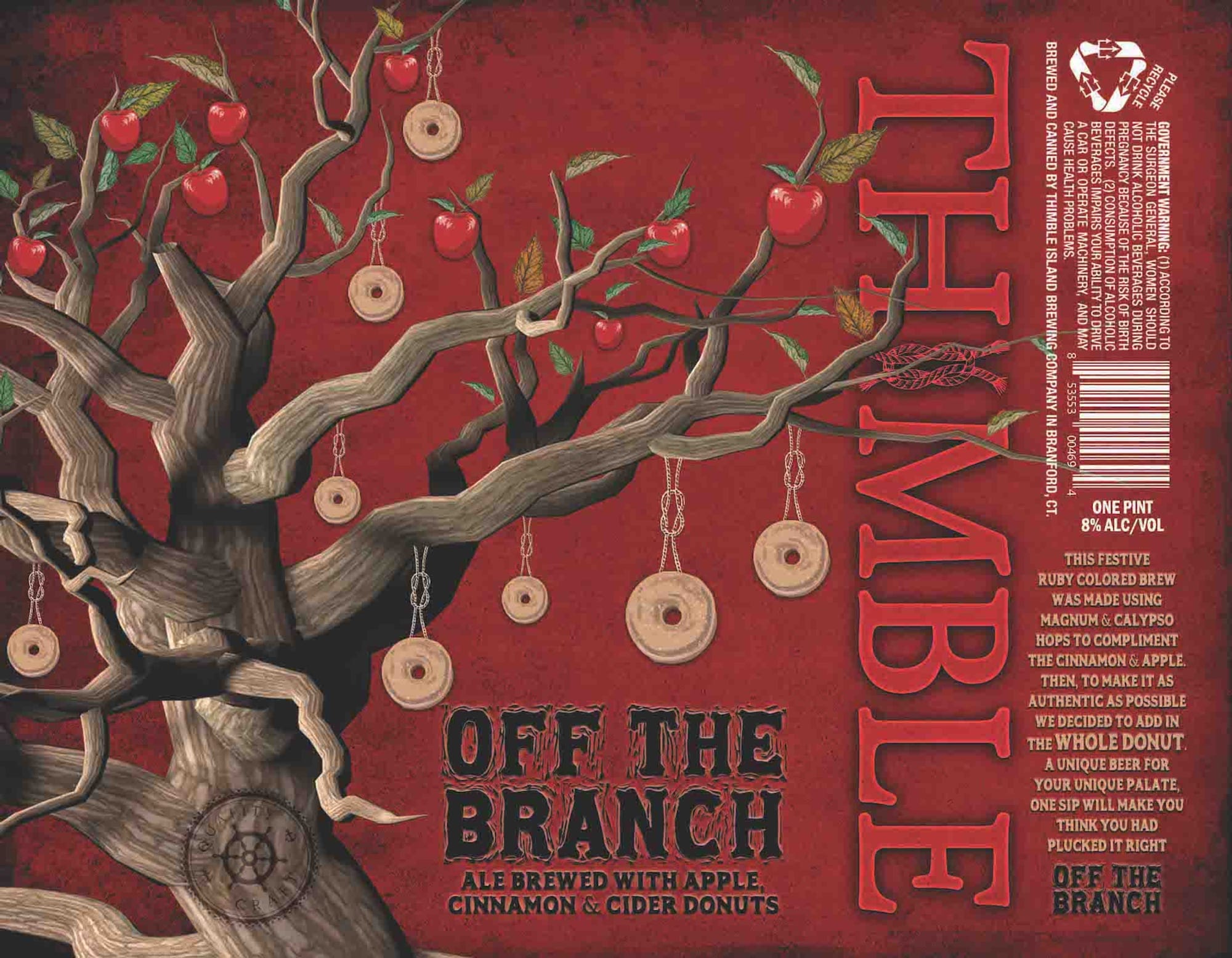 Off The Branch by Thimble Island Brewing Company - beer label
