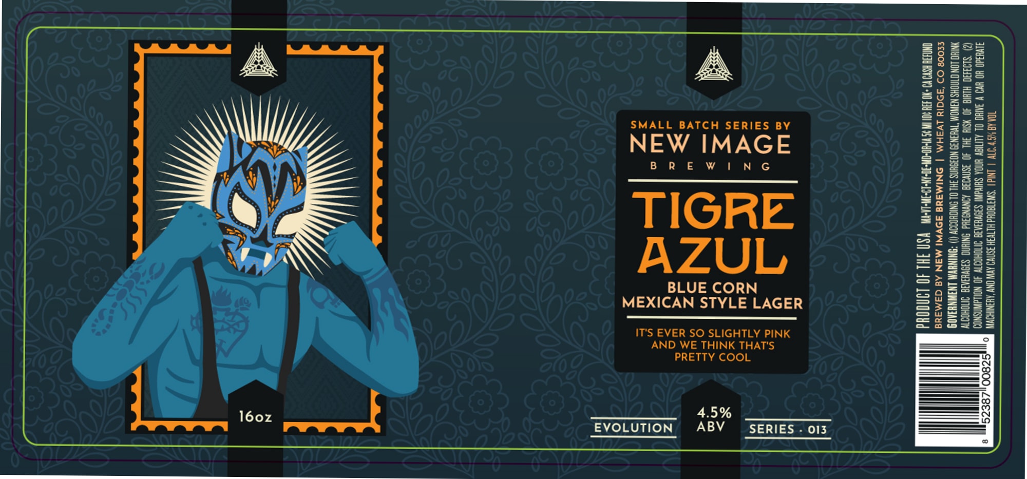 Tigre Azul by New Image Brewing - beer label