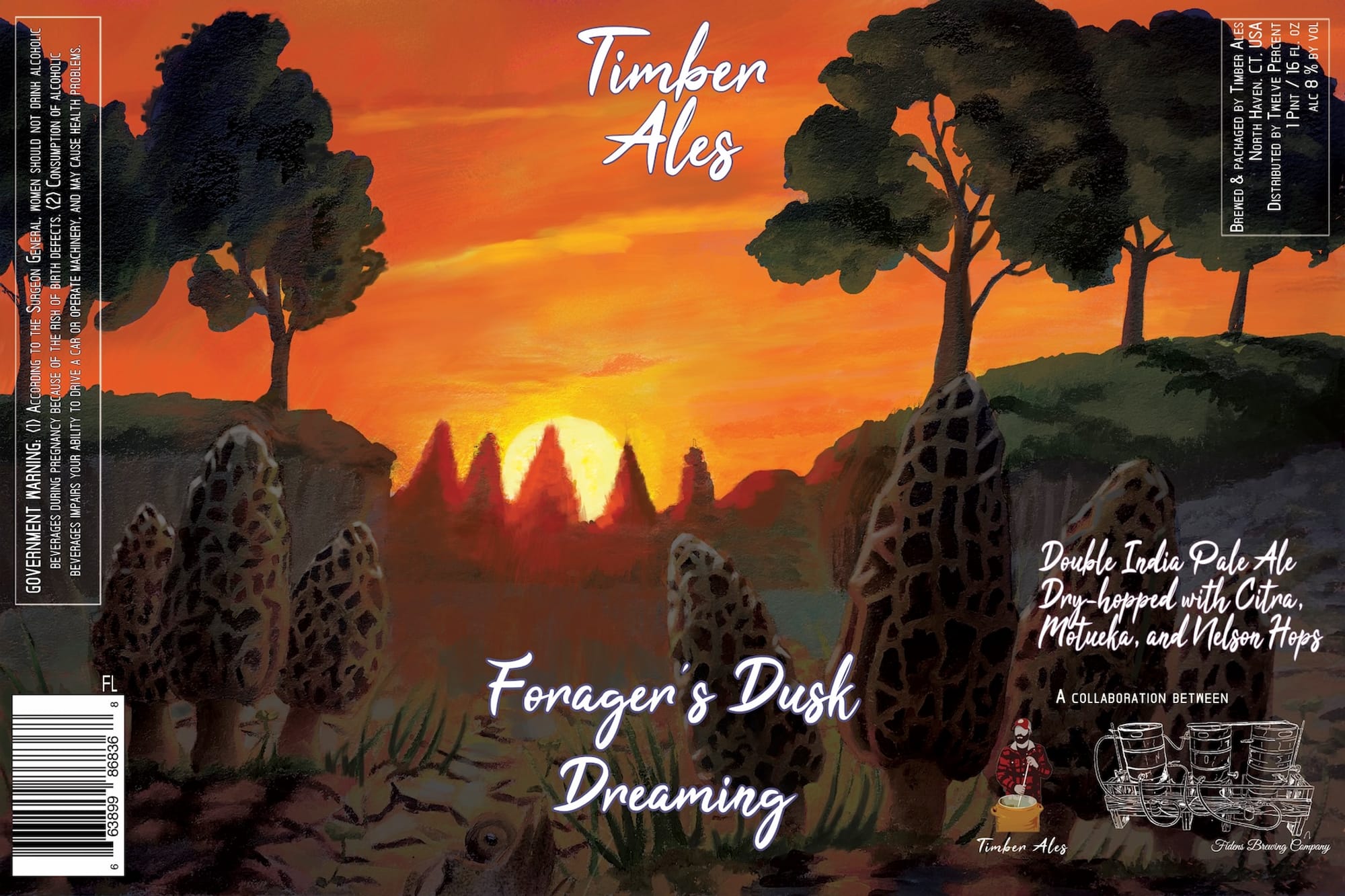 Forager's Dusk Dreaming by Timber Ales - beer label