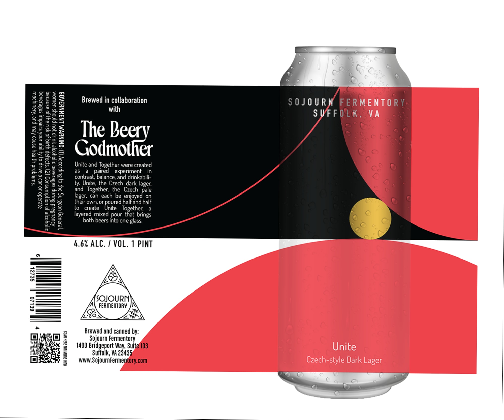Together by Sojourn Fermentory - beer label