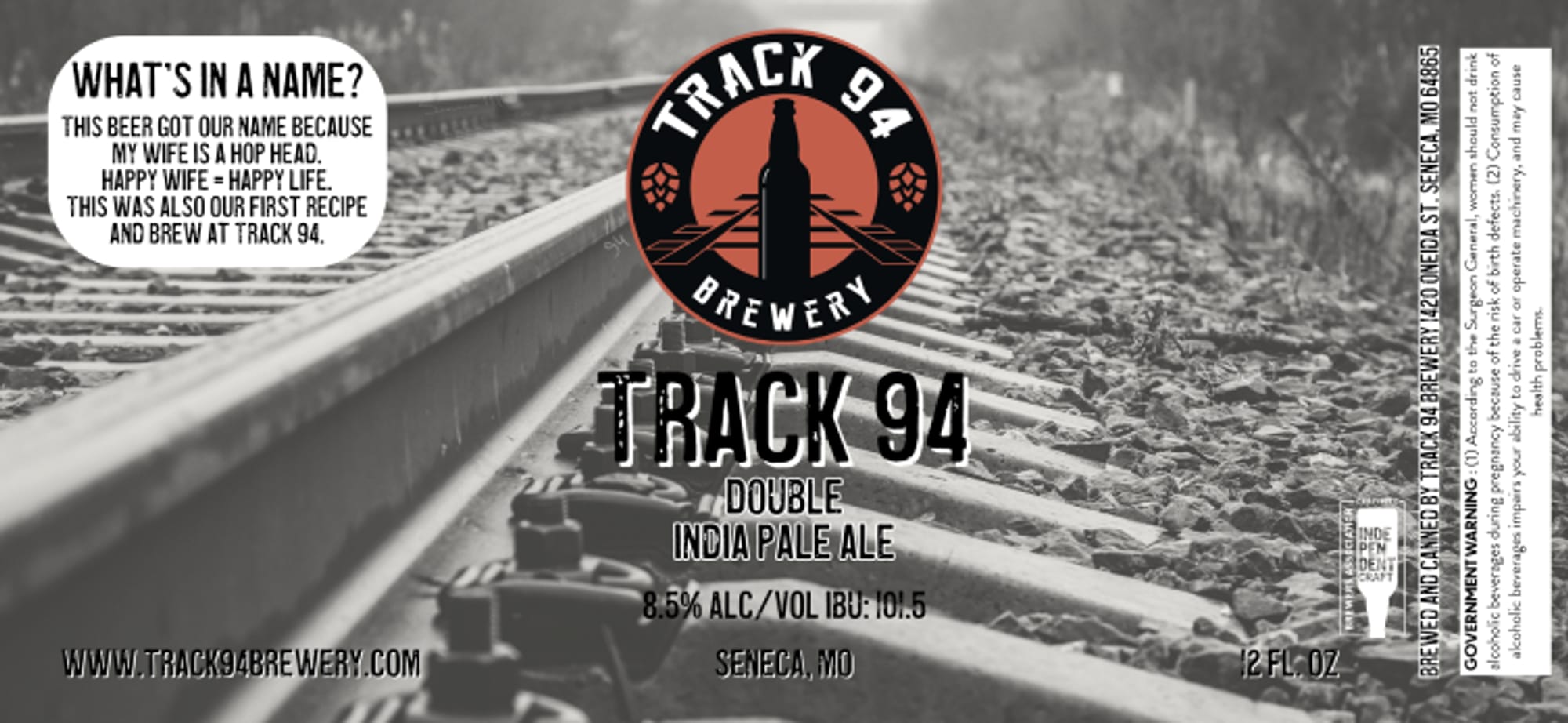 Track 94 by Track 94 Brewery - beer label