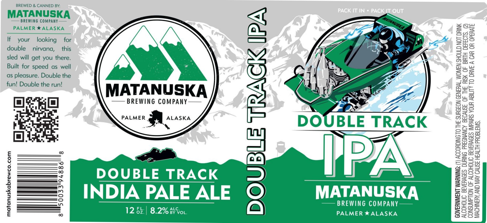Track IPA by Matanuska Brewing Company - beer label