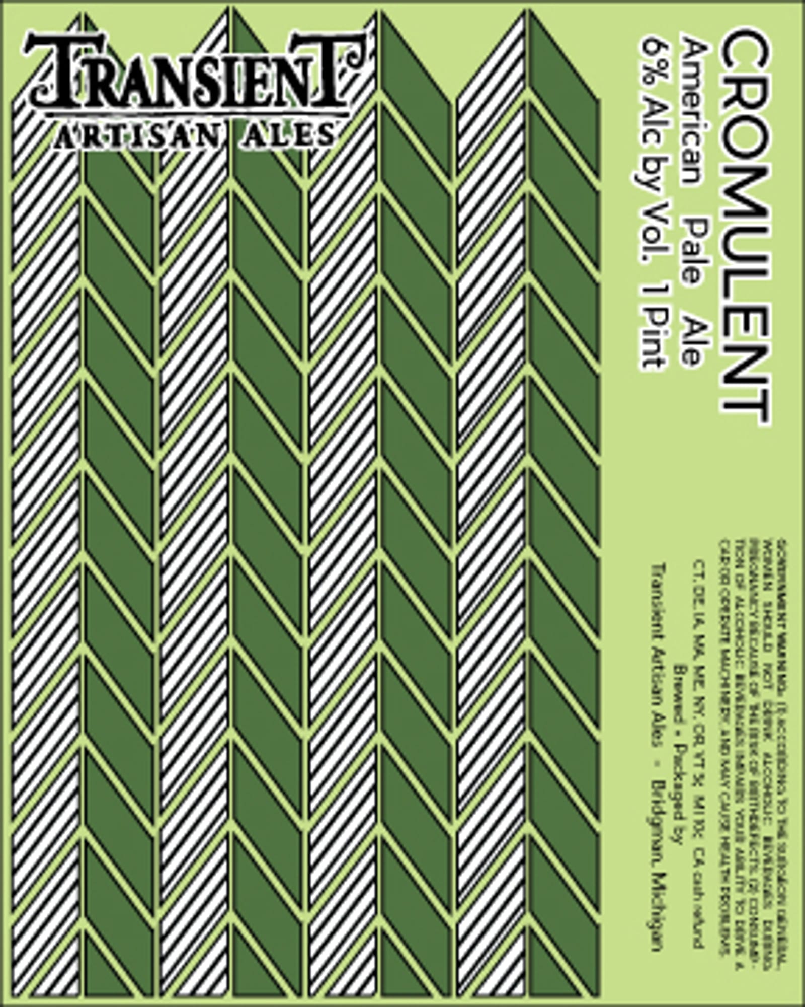 Cromulent by Transient Artisan Ales - beer label
