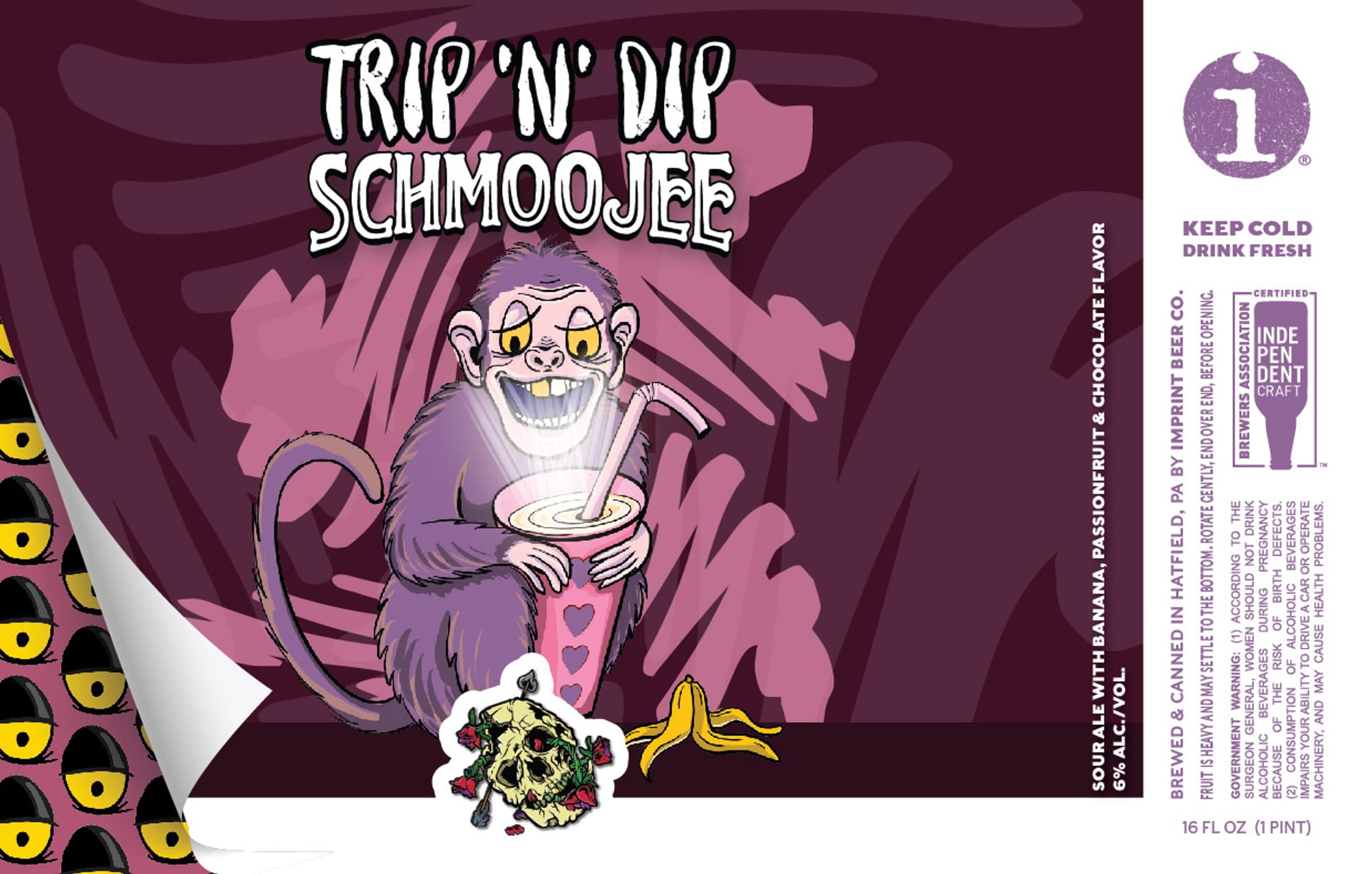 Trip ‘N Dip Schmooje by Imprint Beer Co. - beer label