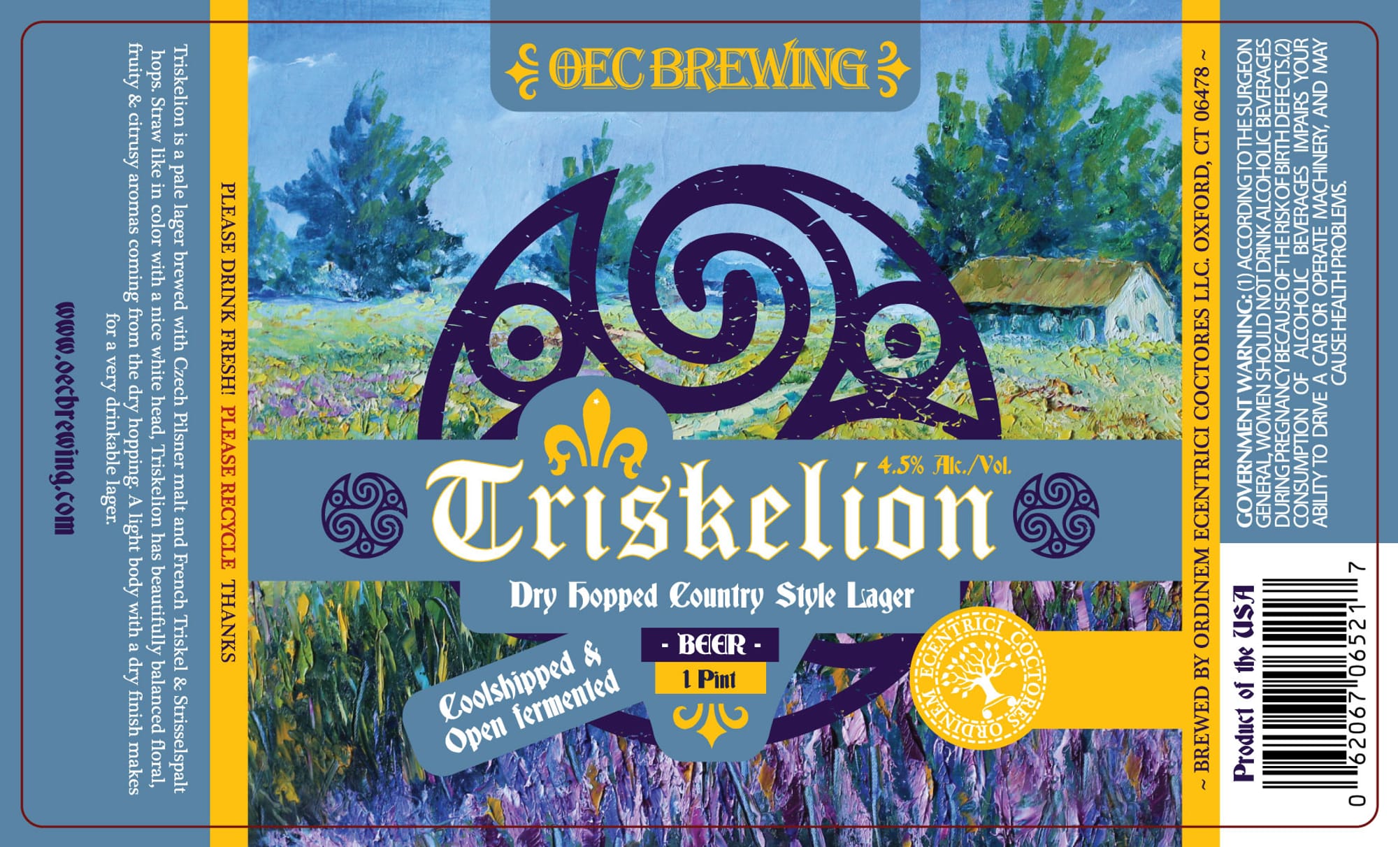 Triskelion by DECBrewing - beer label