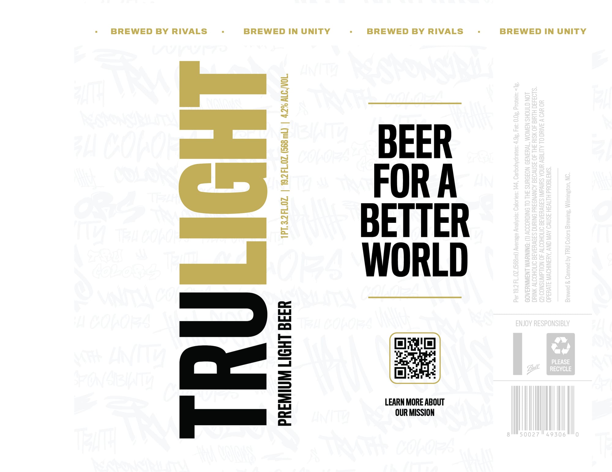 TRULY Light by TRULY Colors United - beer label