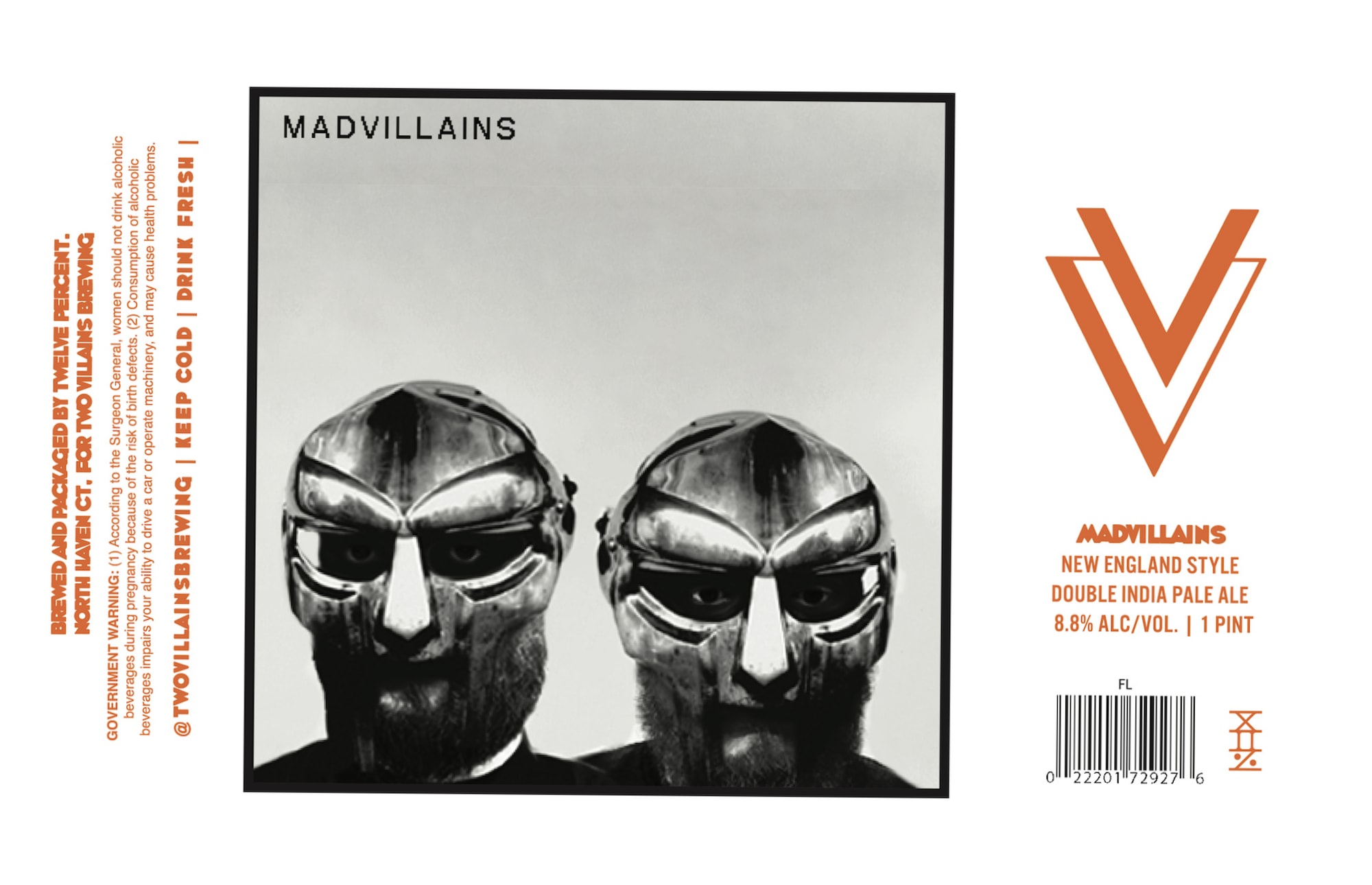 Twelve Villains by Madvillain Brewing - beer label