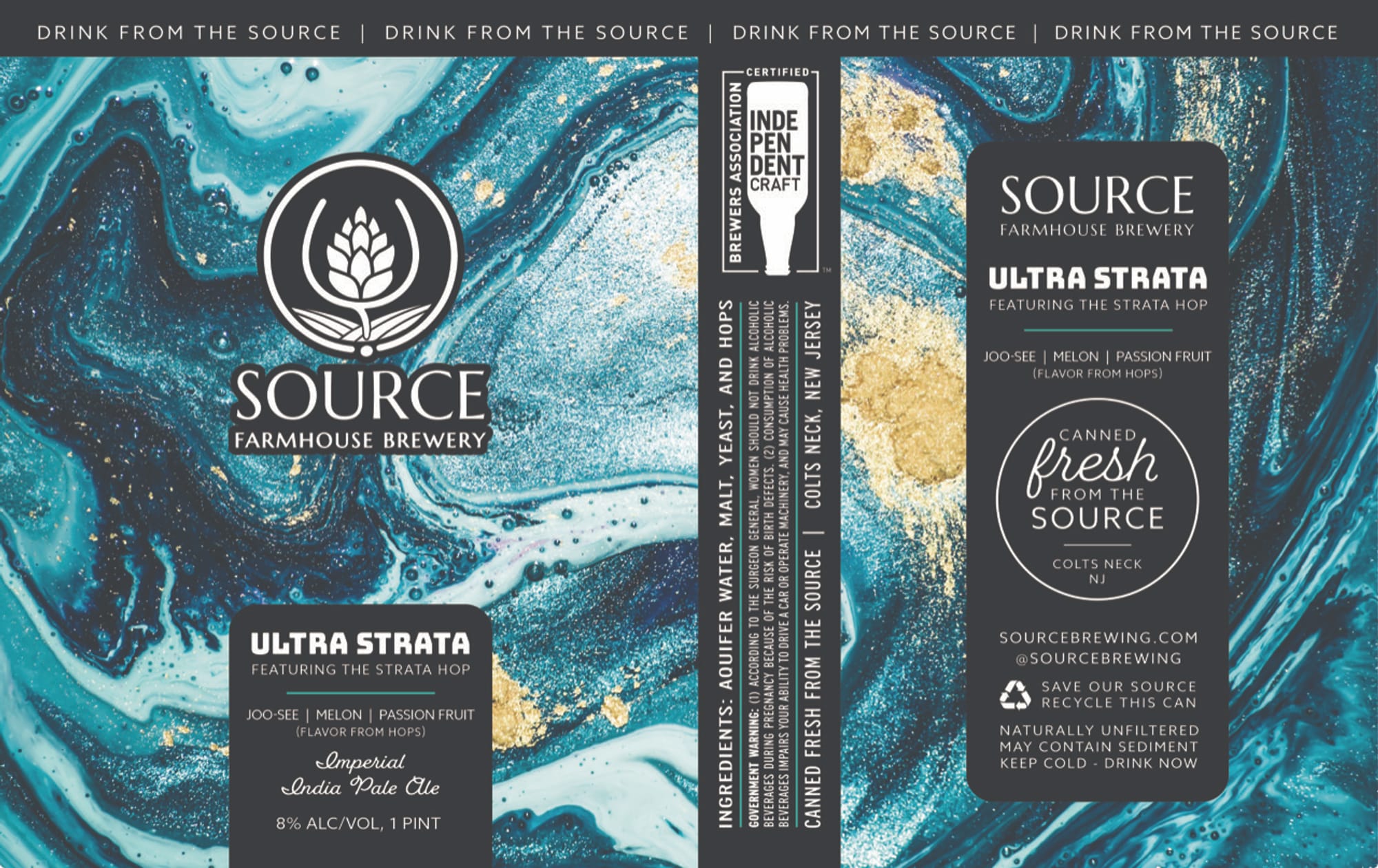 Ultra Strata by Source Farmhouse Brewery - beer label