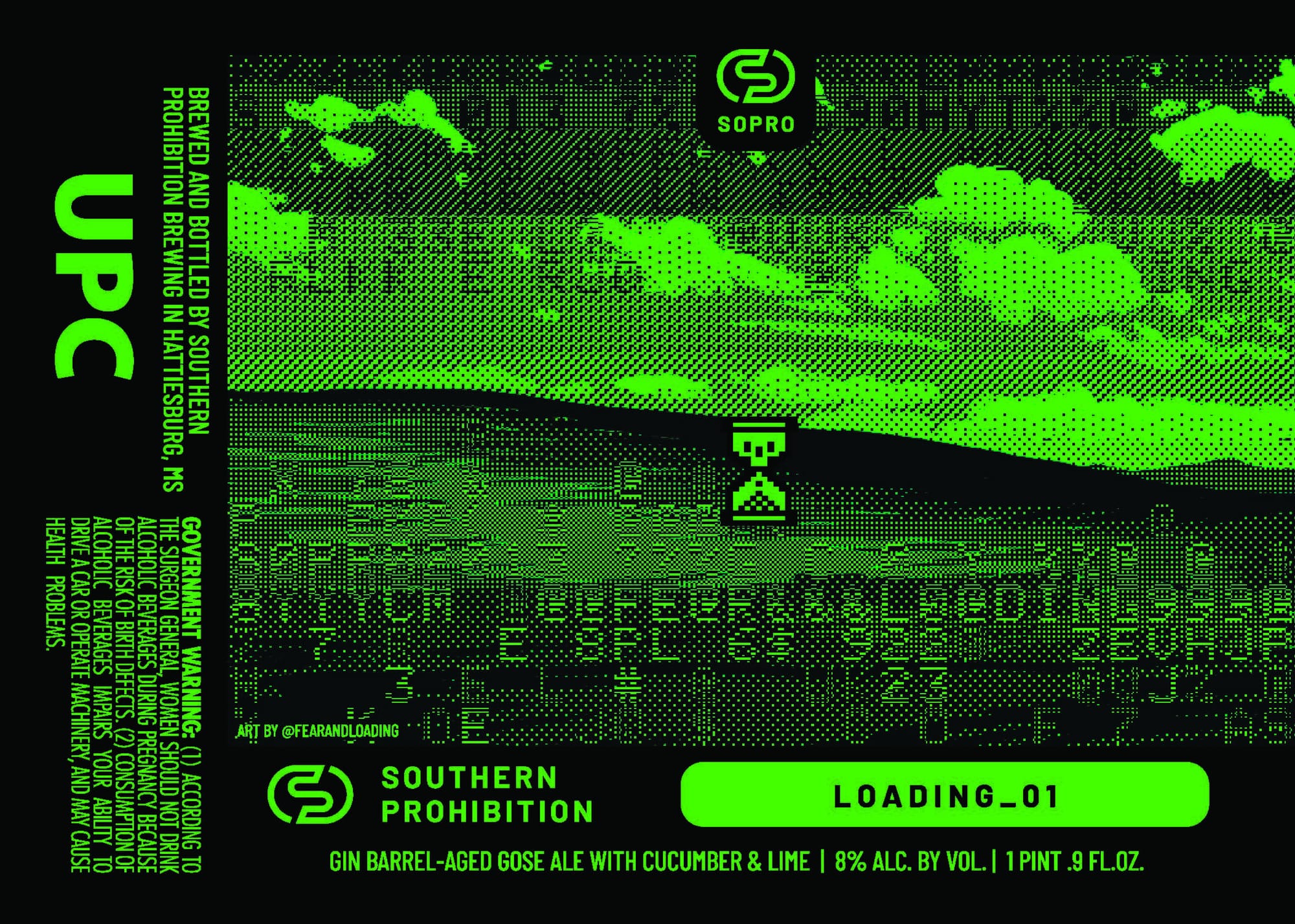 UPC by Southern Prohibition - beer label