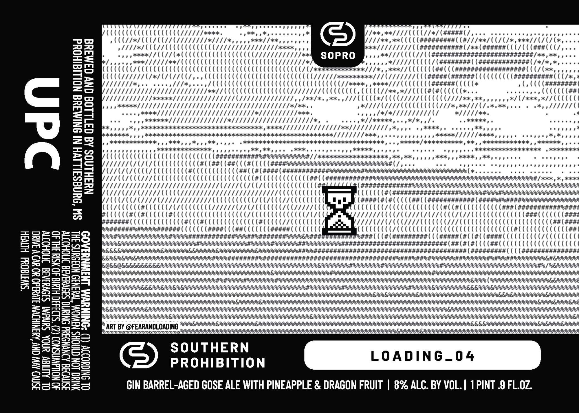 UPC by Southern Prohibition Brewing - beer label