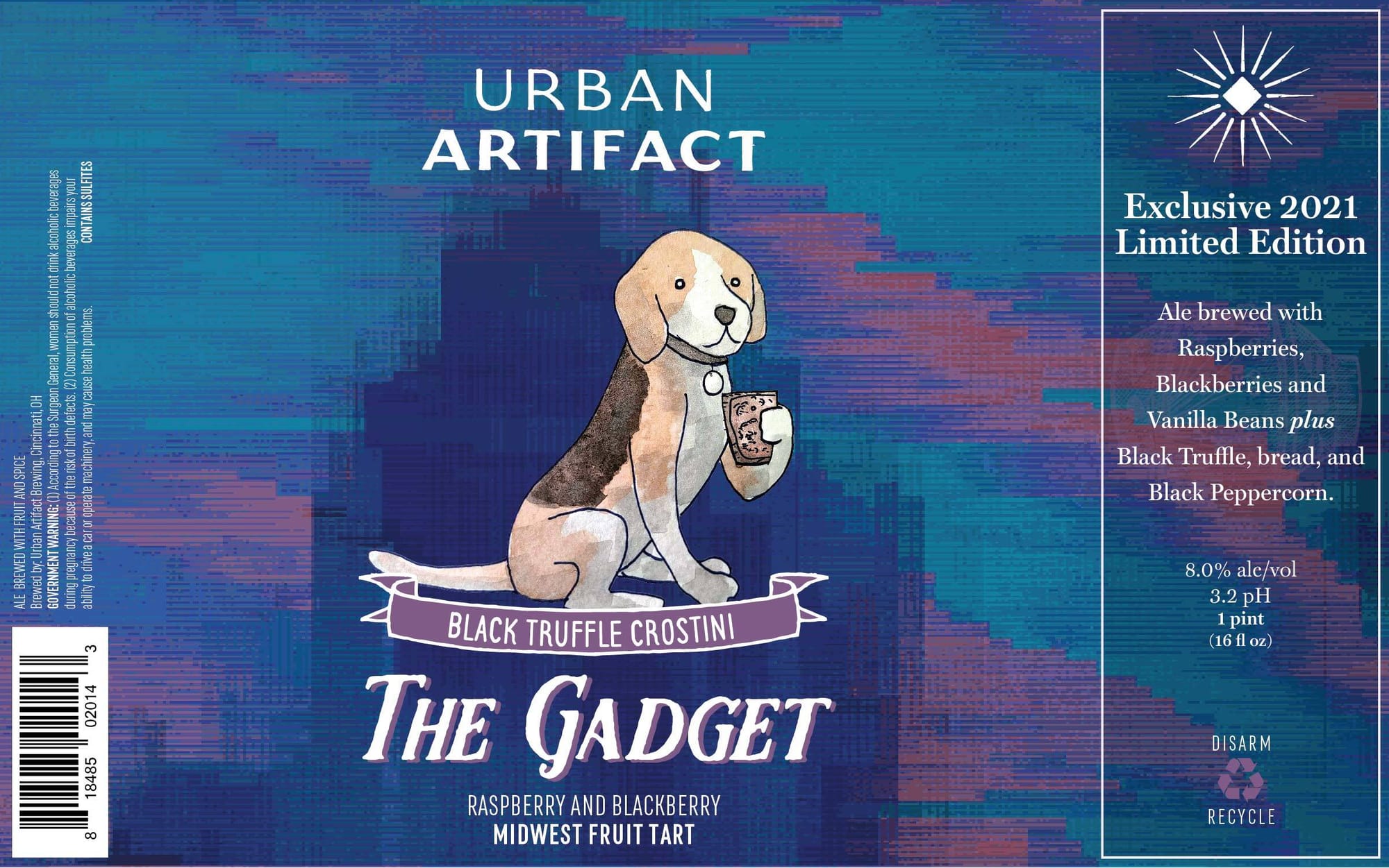 The Gadget by Urban Artifact - beer label
