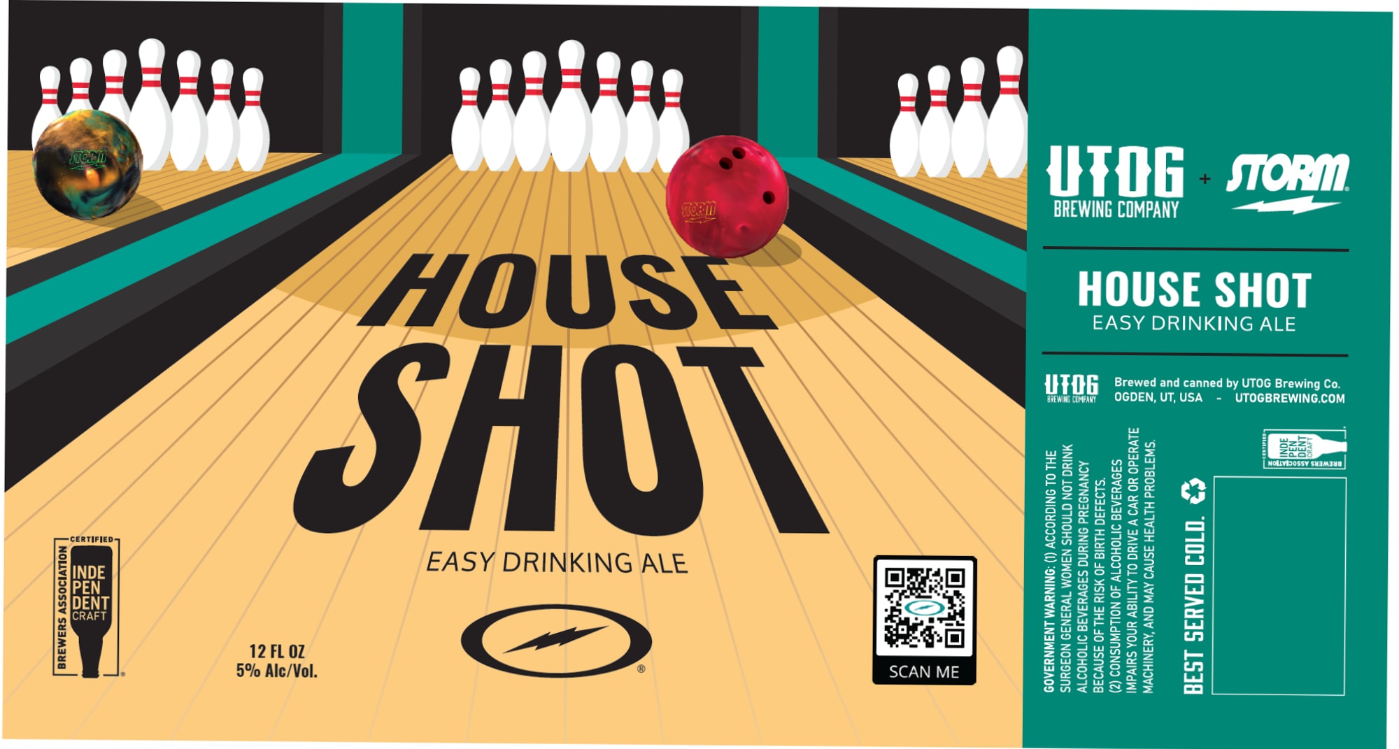 House Shot by UTOG Brewing Company - beer label