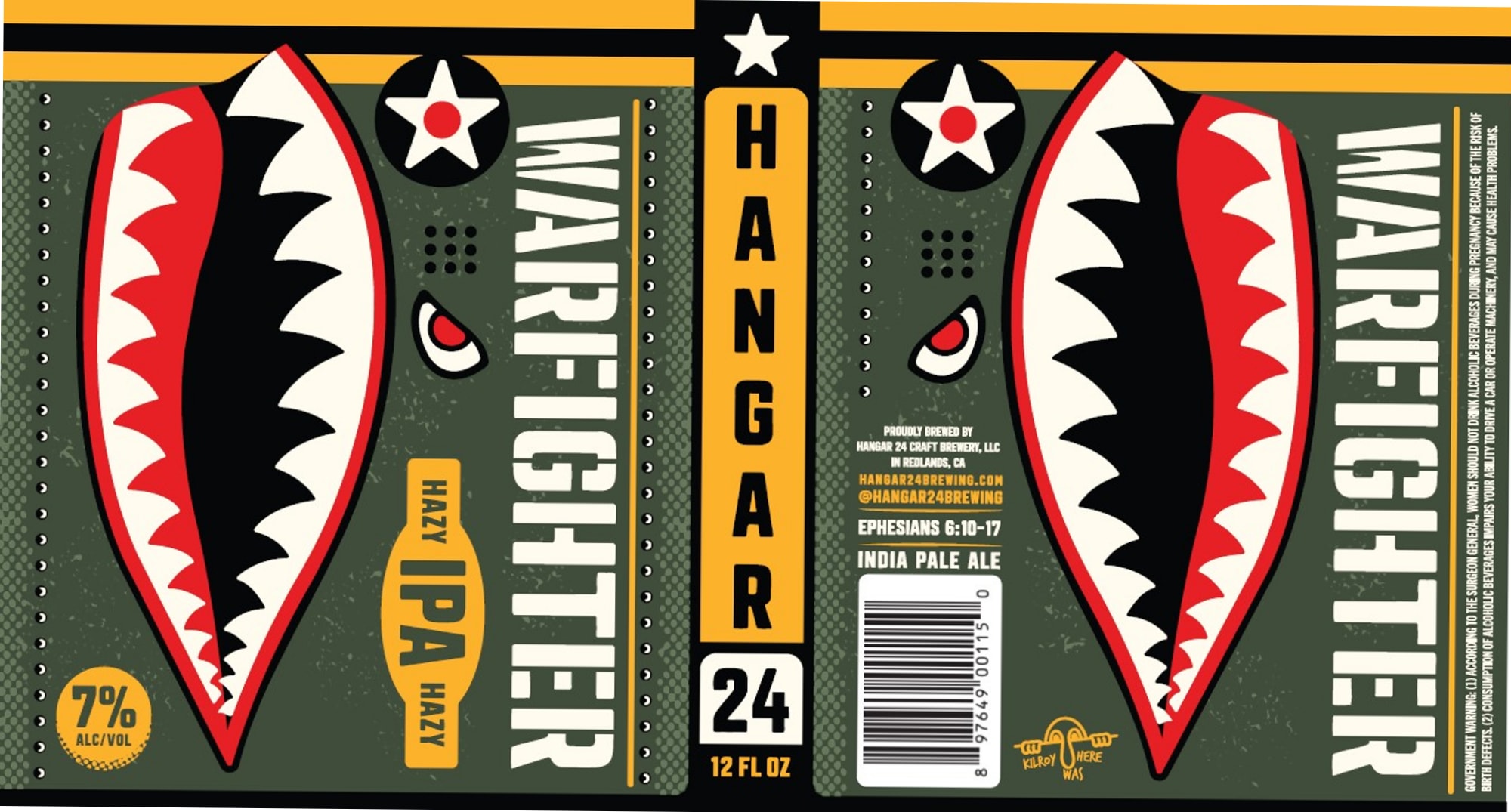 Water Heater by Hangar 24 Brewery - beer label