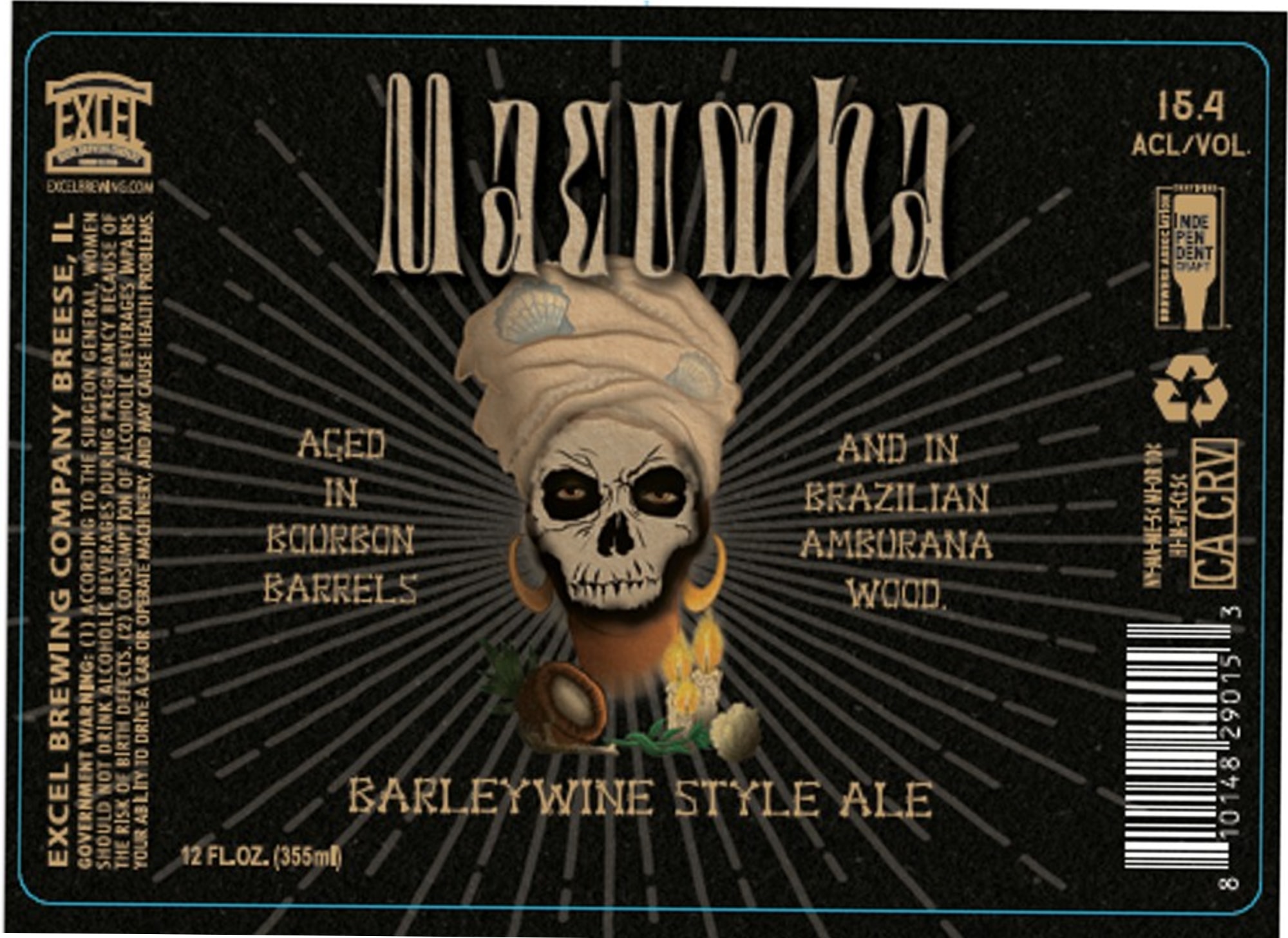 Wazumba by Excel Brewing Company - beer label