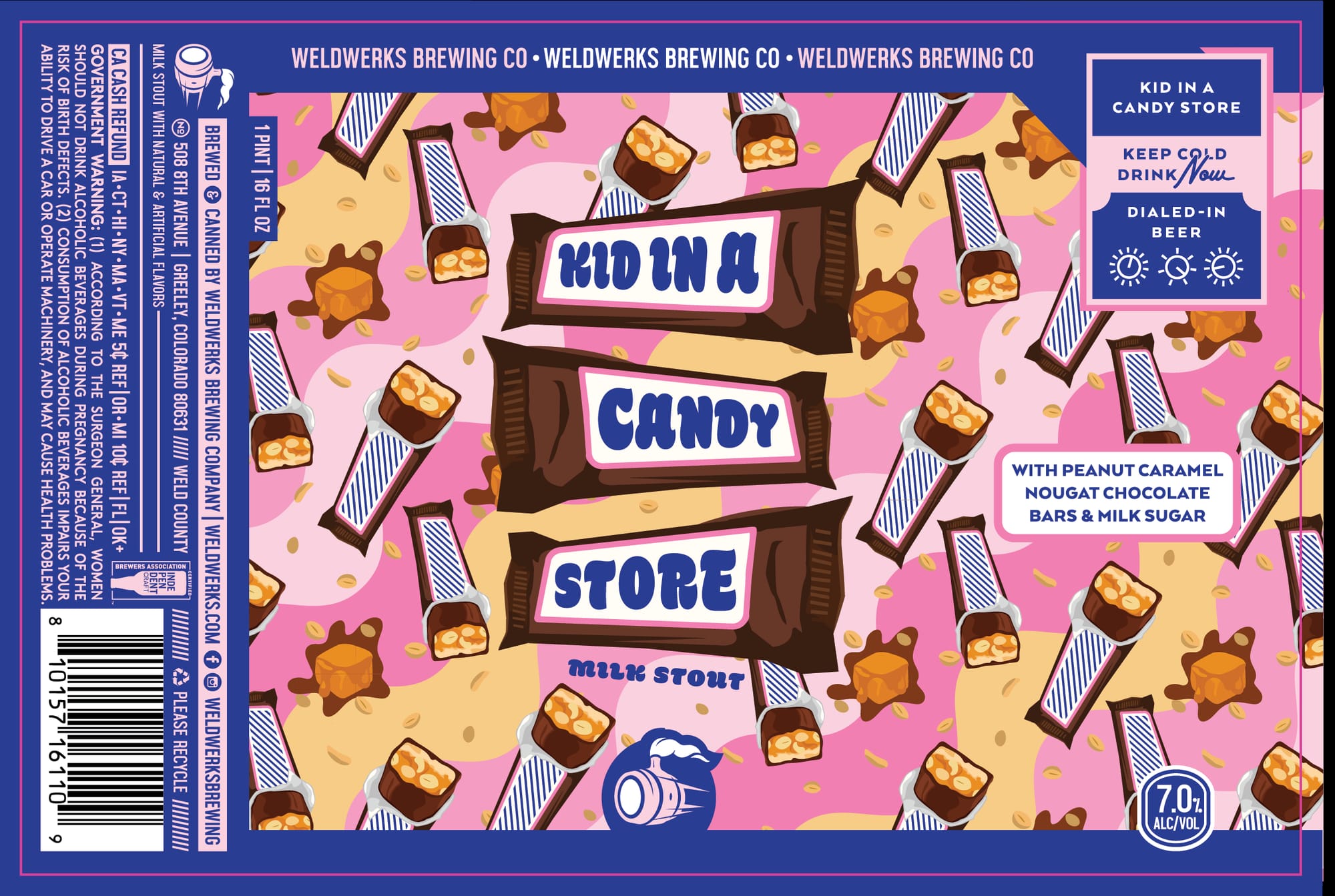 Kid in a Candy Store by Weldwerks Brewing Co. - beer label