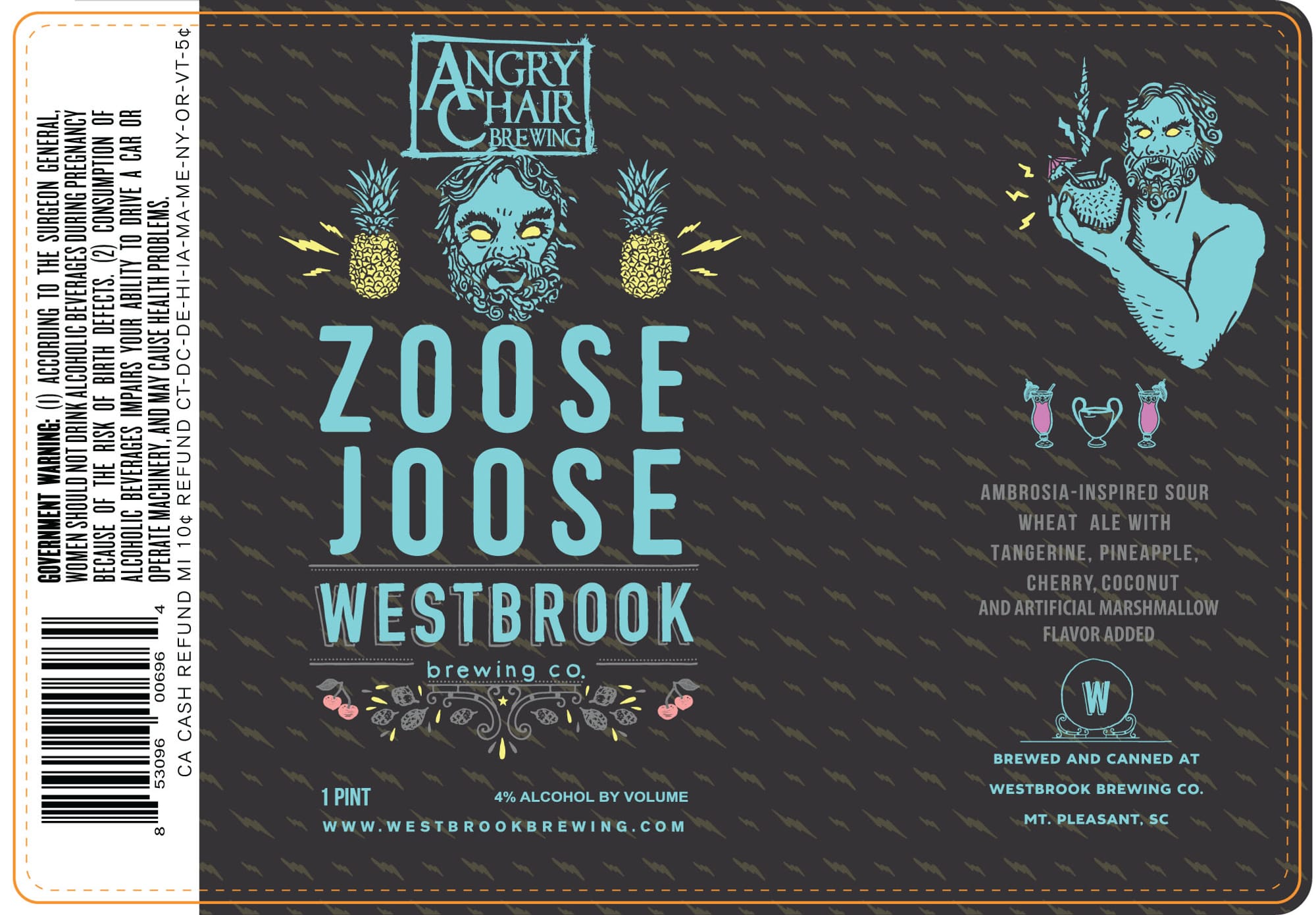 Zoose Loose by Westbrook Brewing Co. - beer label
