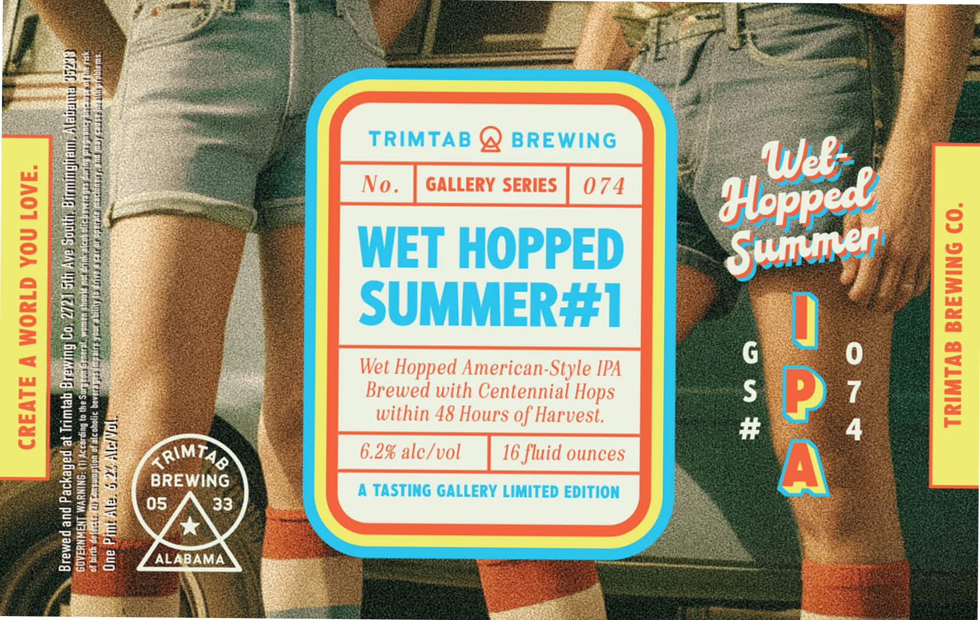 Wet Hopped Summer #1 by Trimtab Brewing - beer label