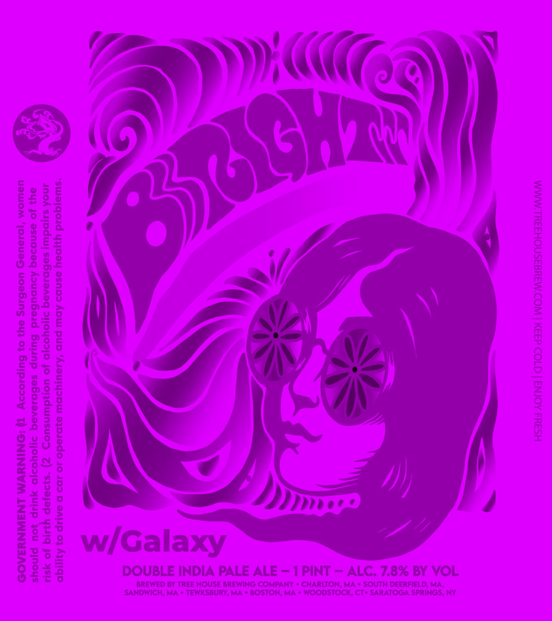 w/Galaxy by Tree House Brewing Company - beer label