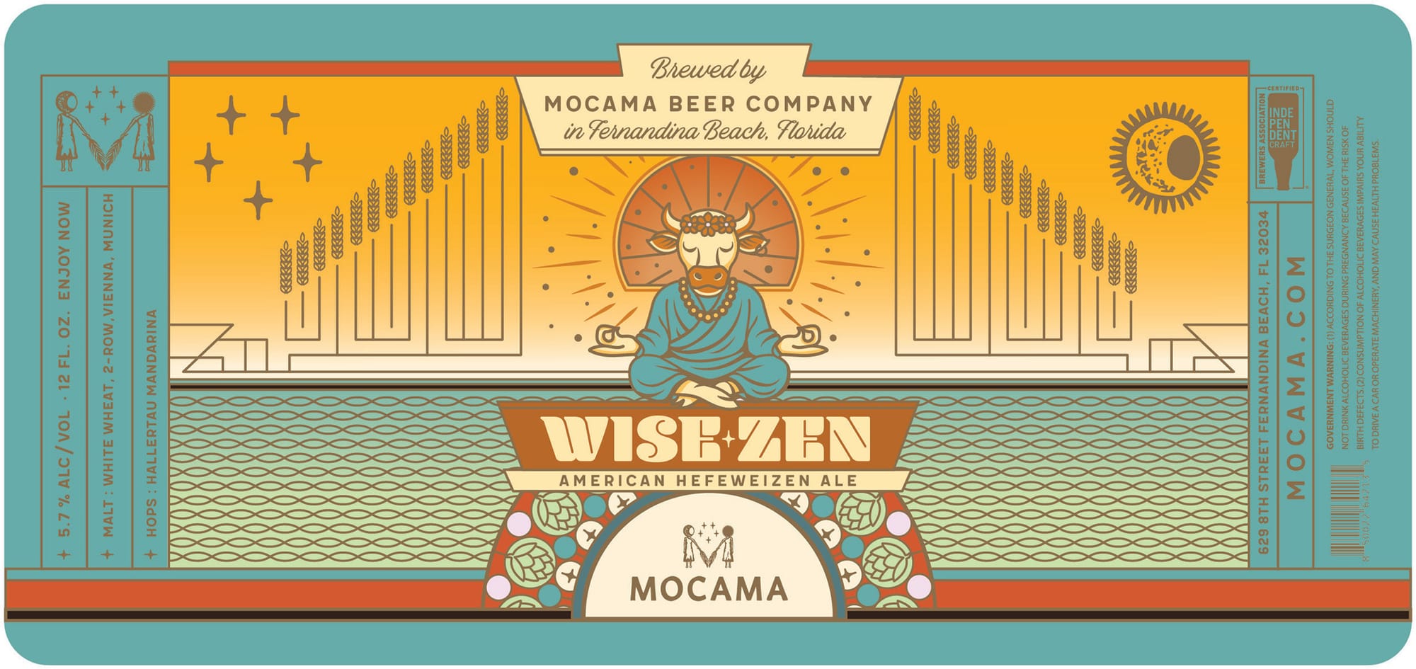 Wise Zen by Mocama Beer Company - beer label
