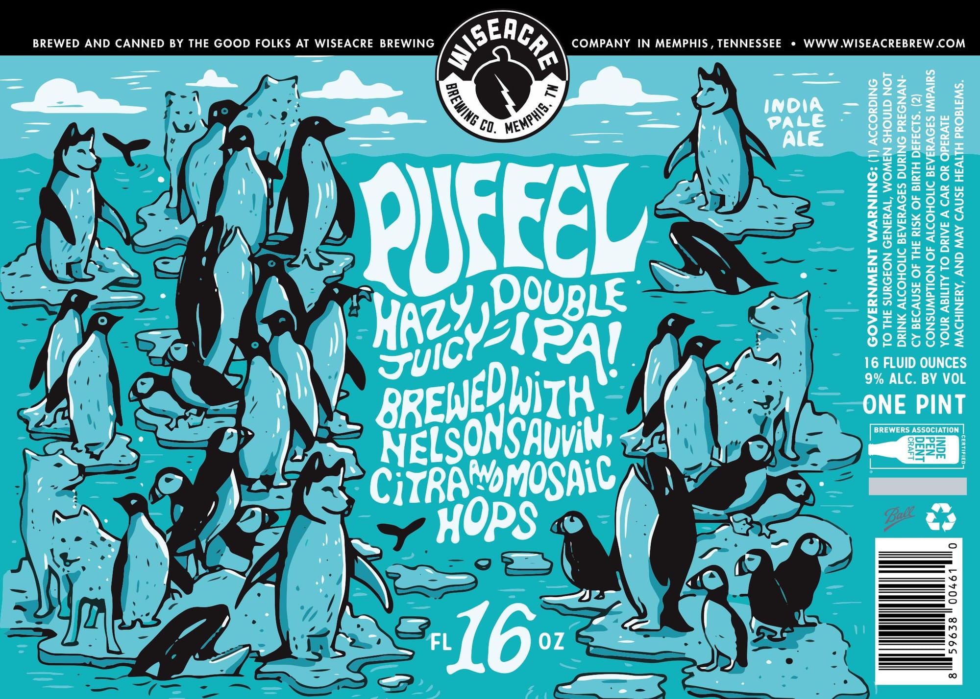 Puffel by Wiseacre Brewing - beer label