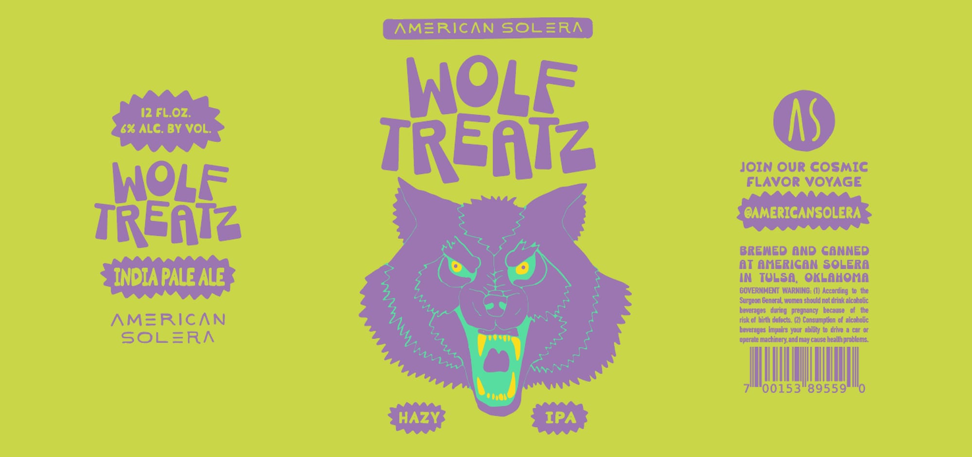 Wolf Treatz by American Solera - beer label