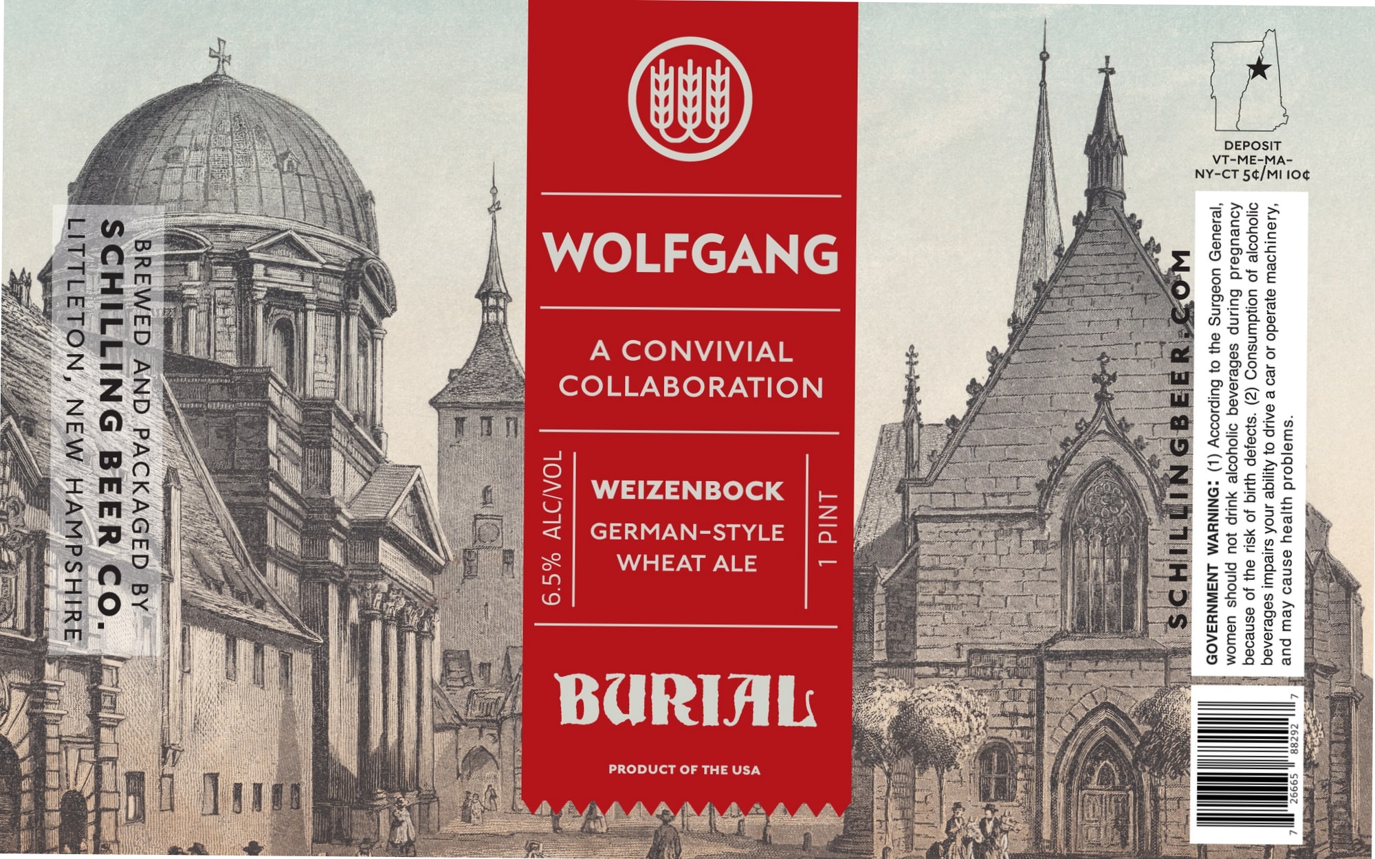 Wolfgang by Schilling Beer Co. - beer label