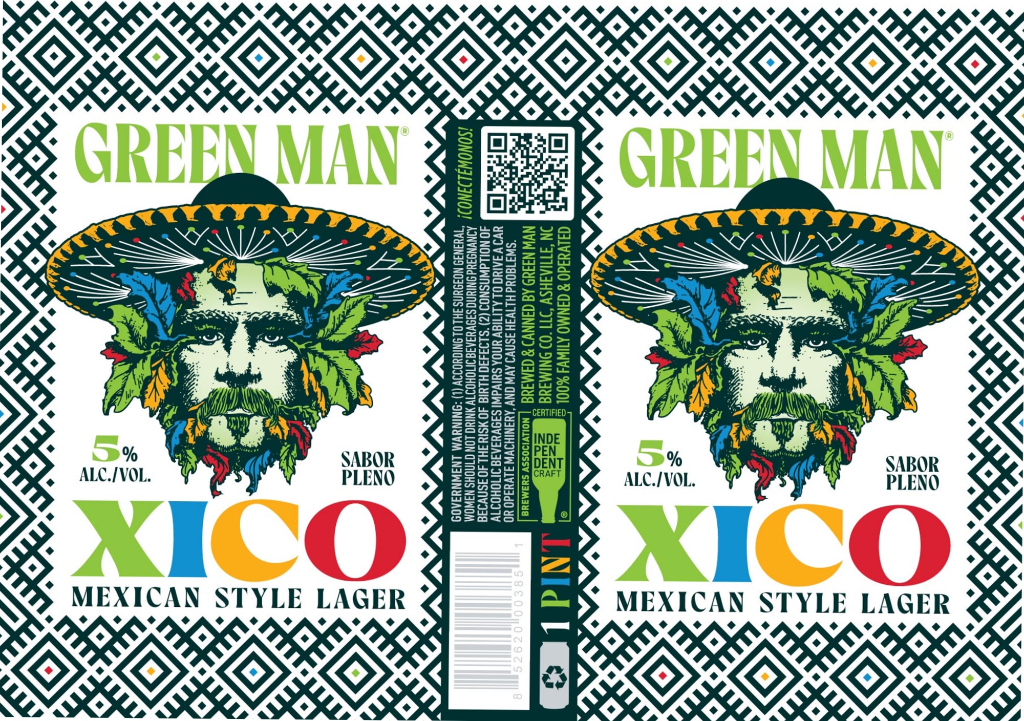 XICO by Green Man Brewing Co. - beer label