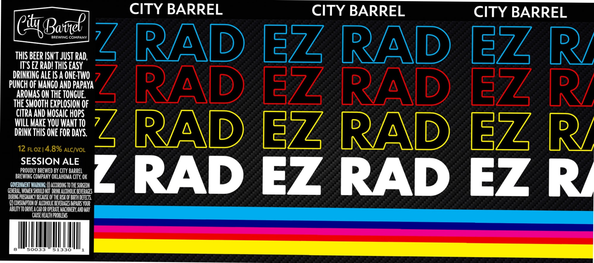 Z Rad by City Barrel Brewing Company - beer label