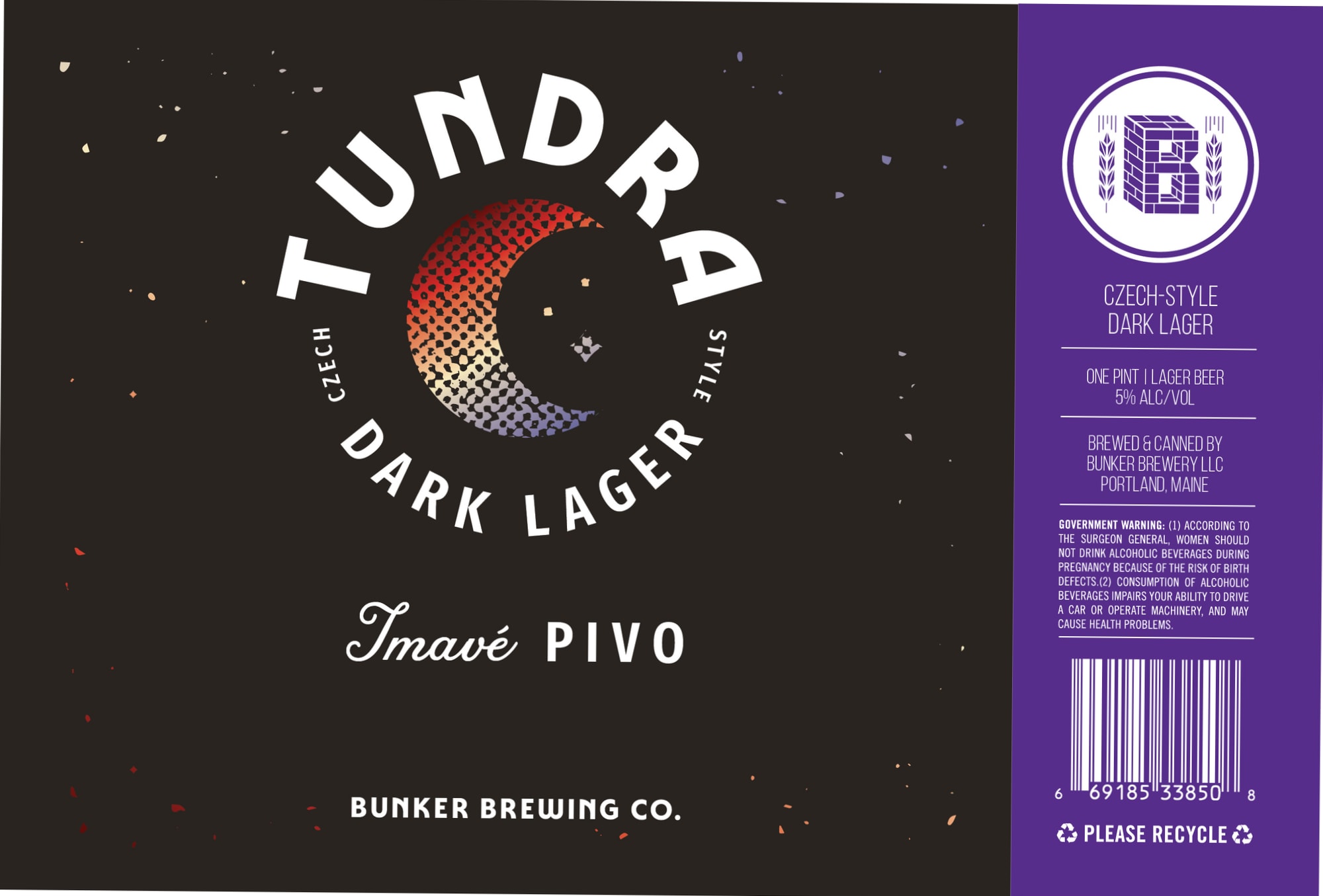 Tundra by Bunker Brewing Co. - beer label
