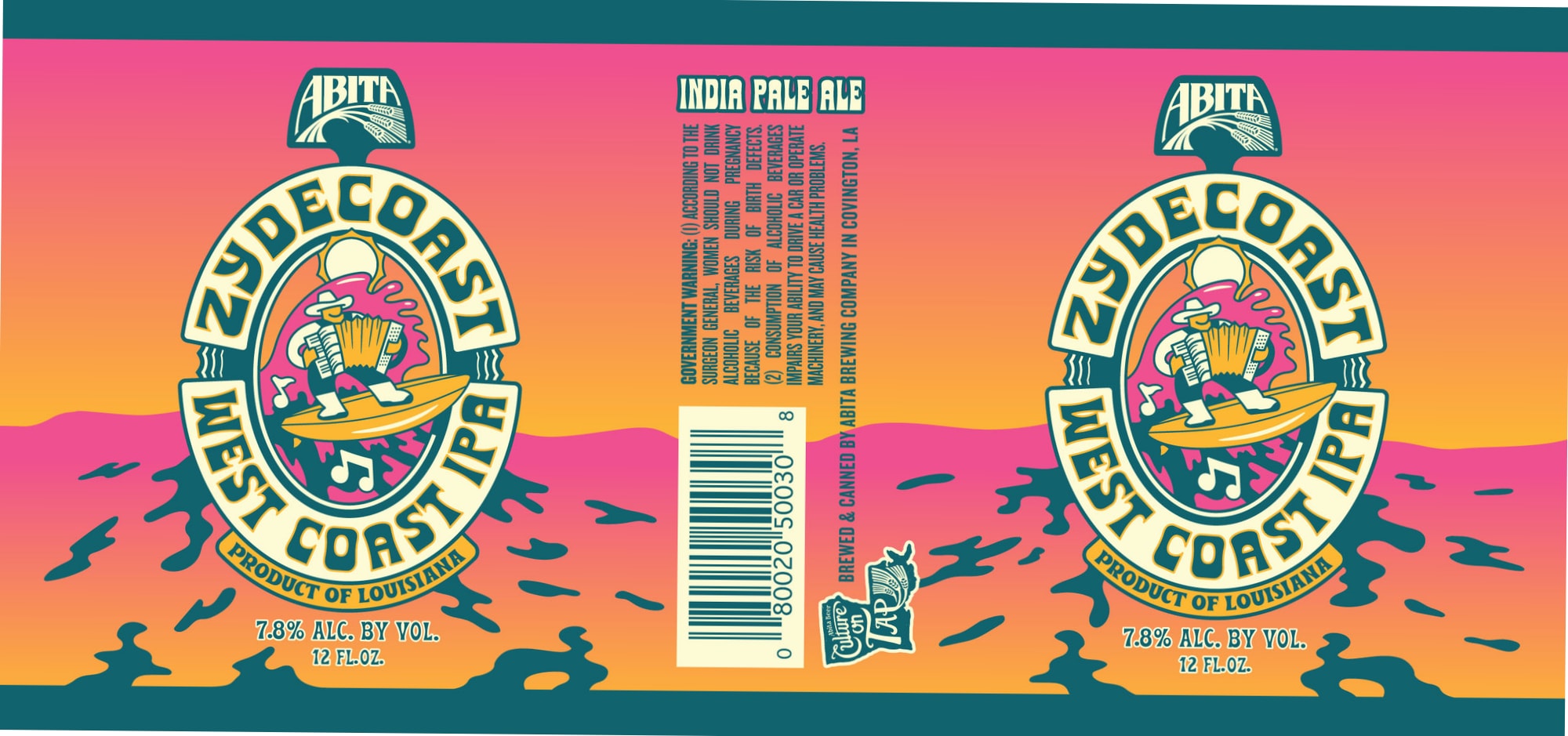 ZydecoCoast by Abita Brewing Company - beer label